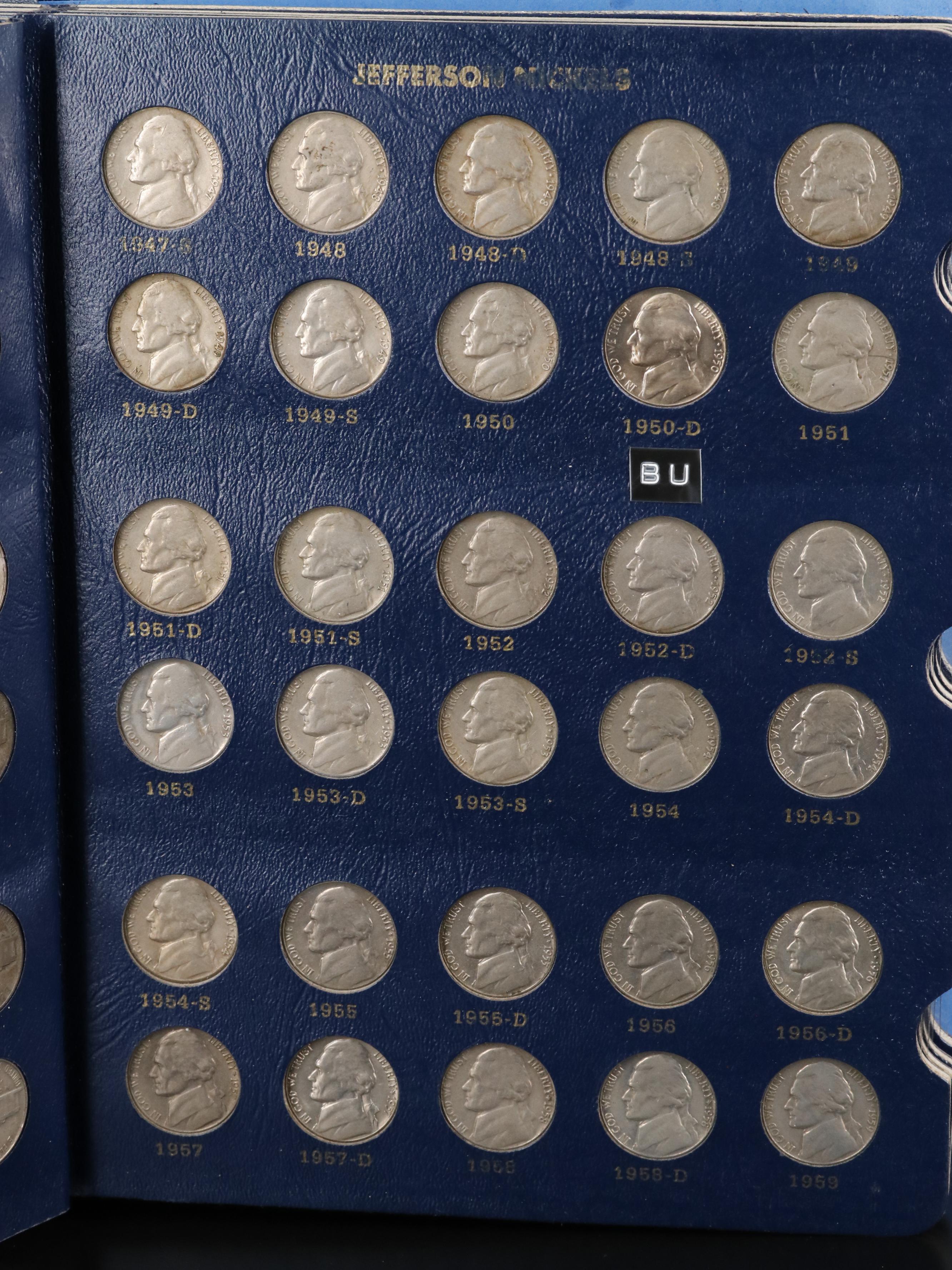 Jefferson Nickel Set 1938-1984 Complete