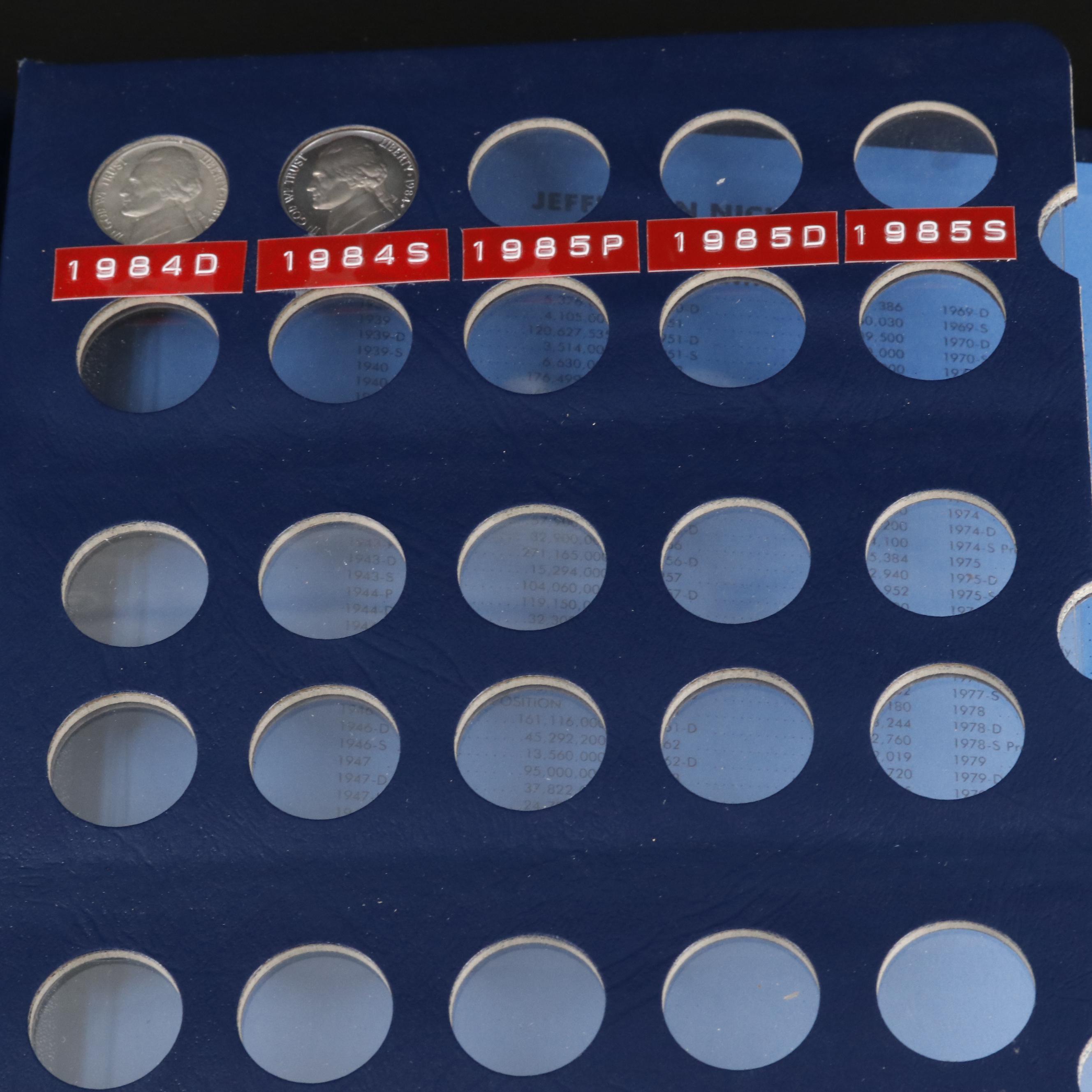 Jefferson Nickel Set 1938-1984 Complete