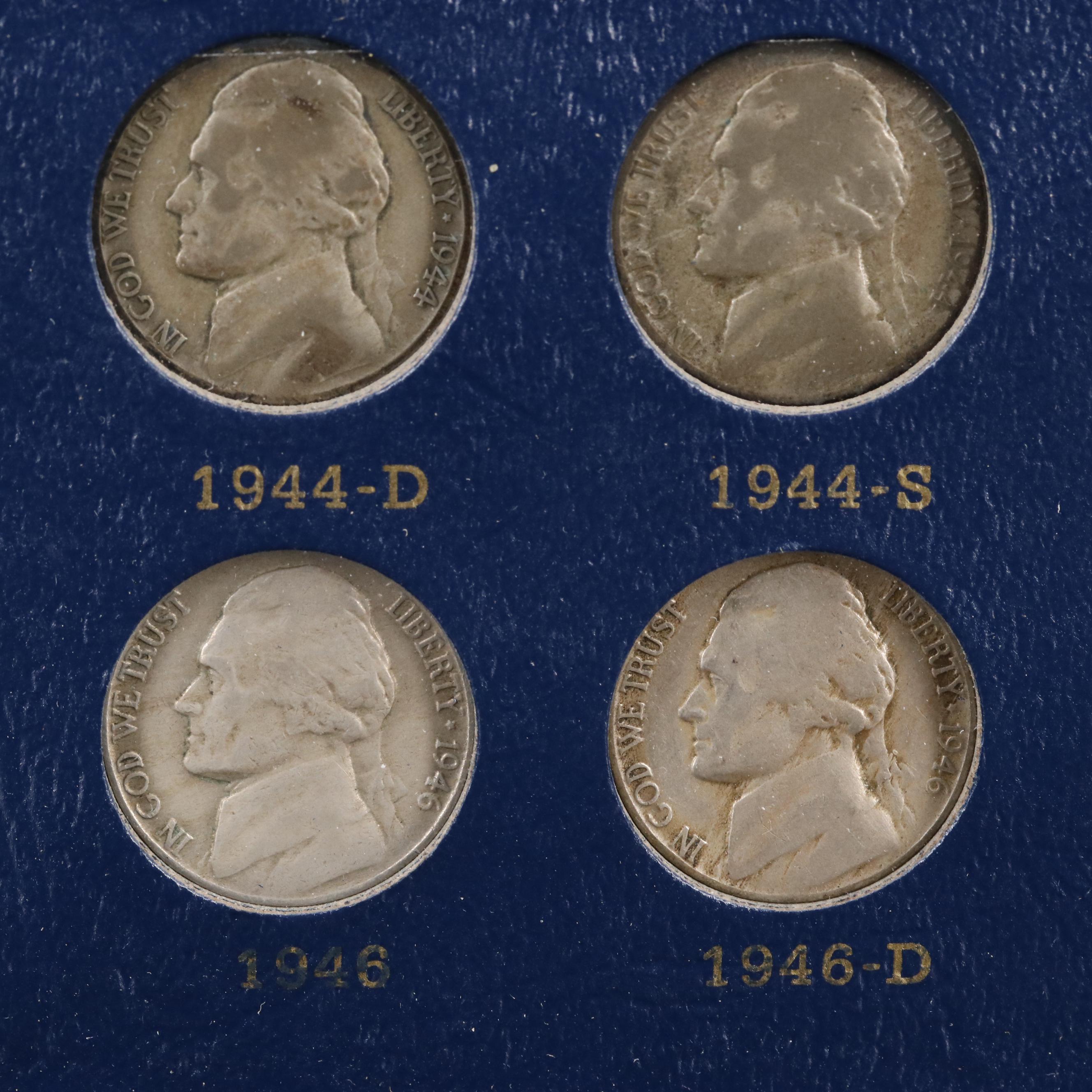 Jefferson Nickel Set 1938-1984 Complete