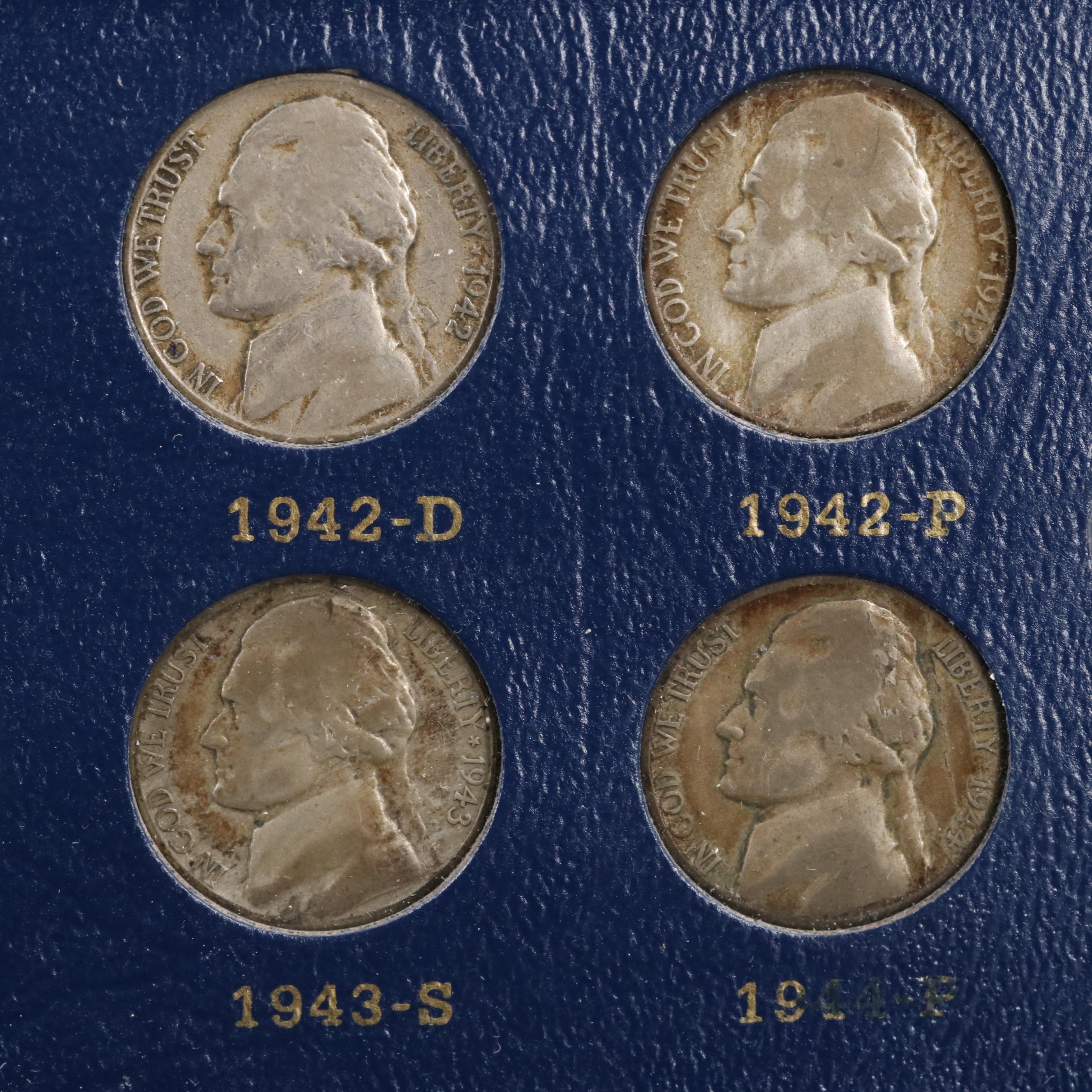 Jefferson Nickel Set 1938-1984 Complete