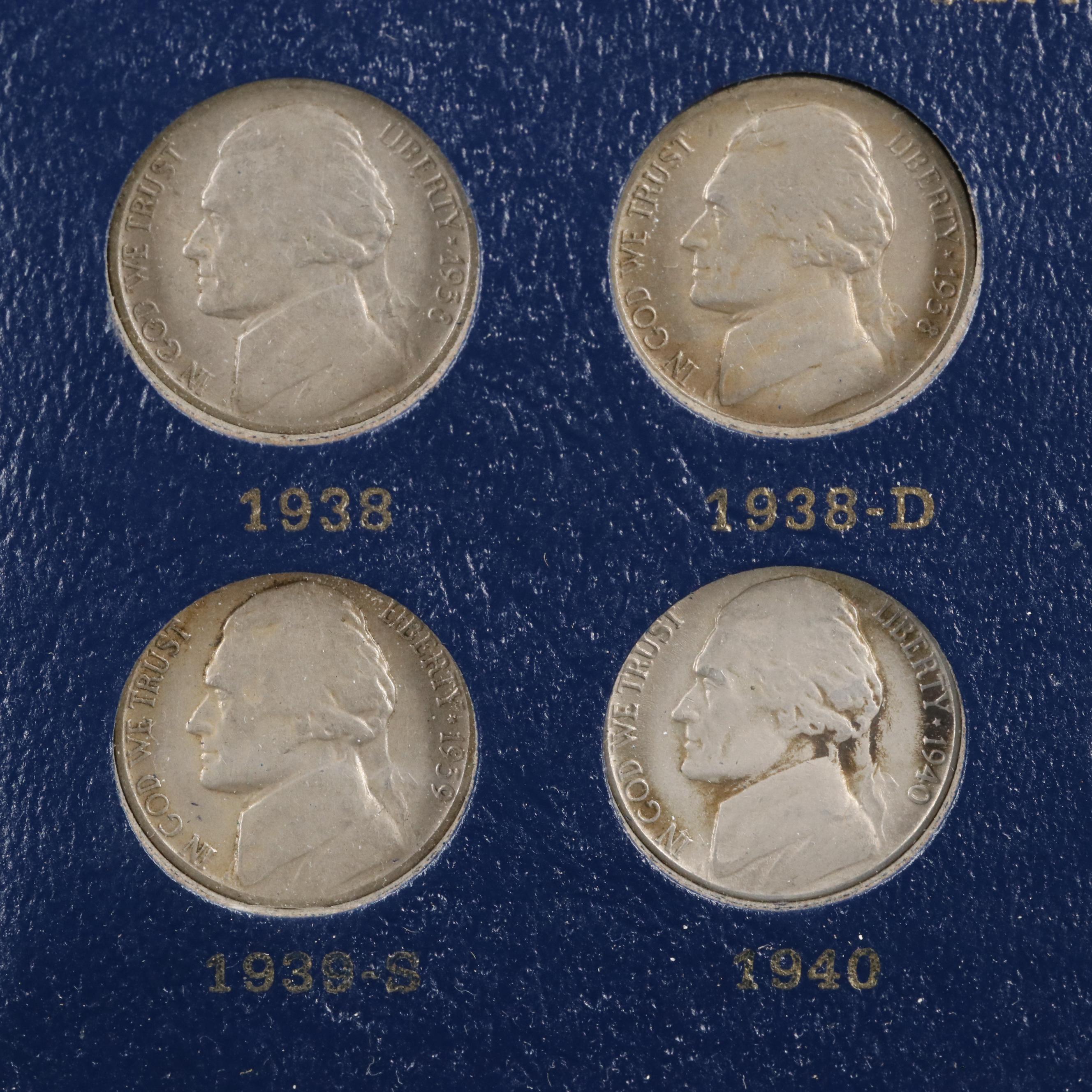 Jefferson Nickel Set 1938-1984 Complete