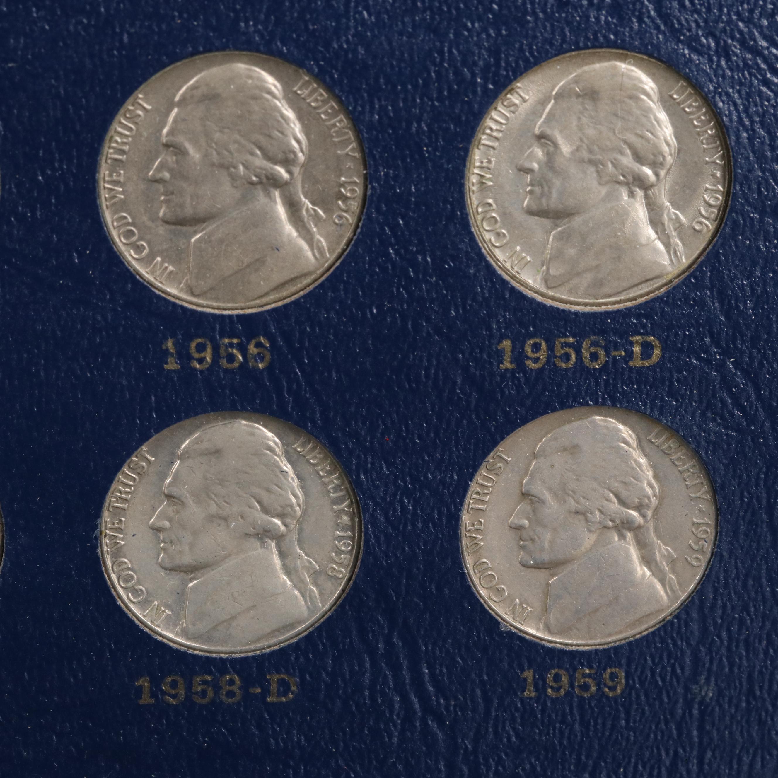 Jefferson Nickel Set 1938-1984 Complete