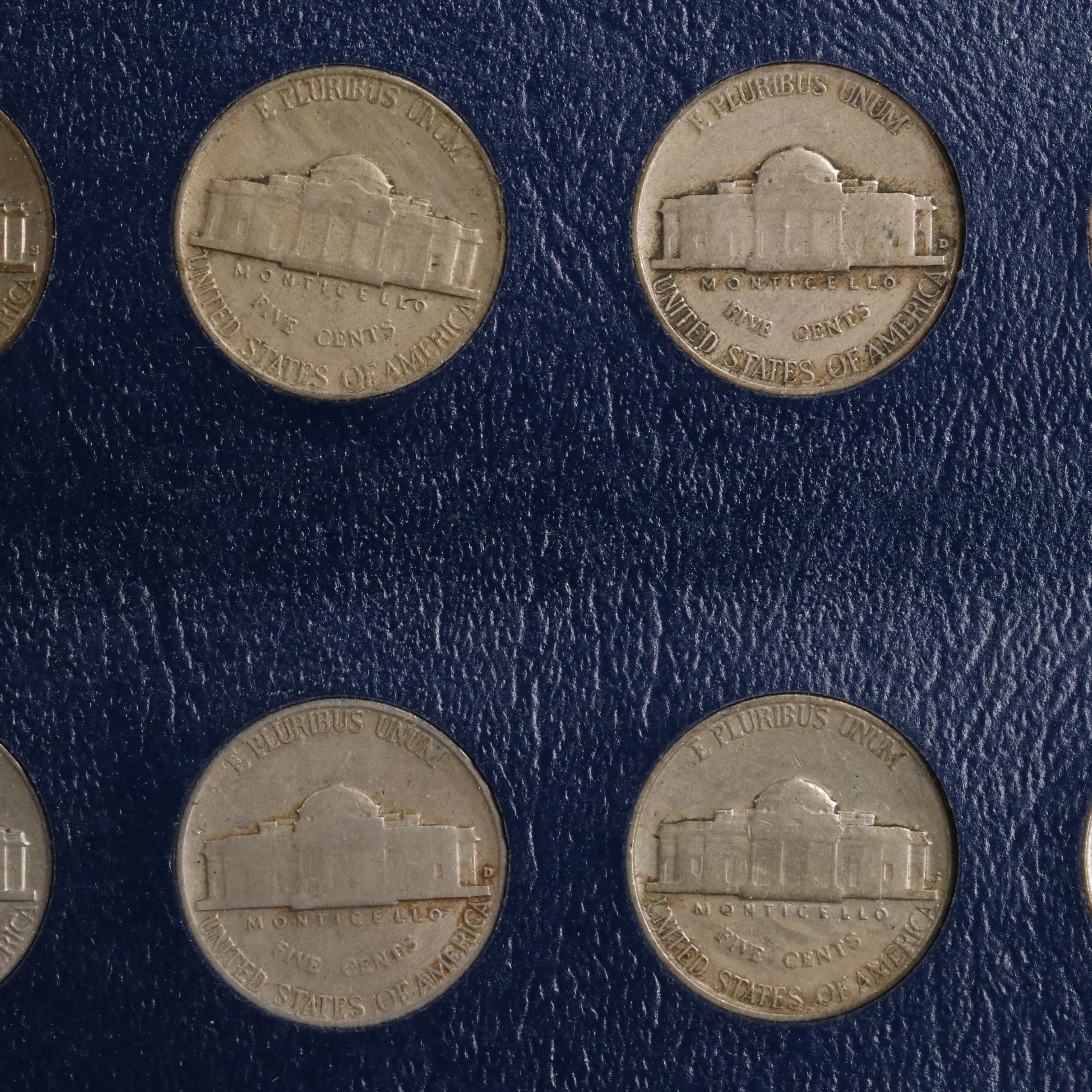 Jefferson Nickel Set 1938-1984 Complete