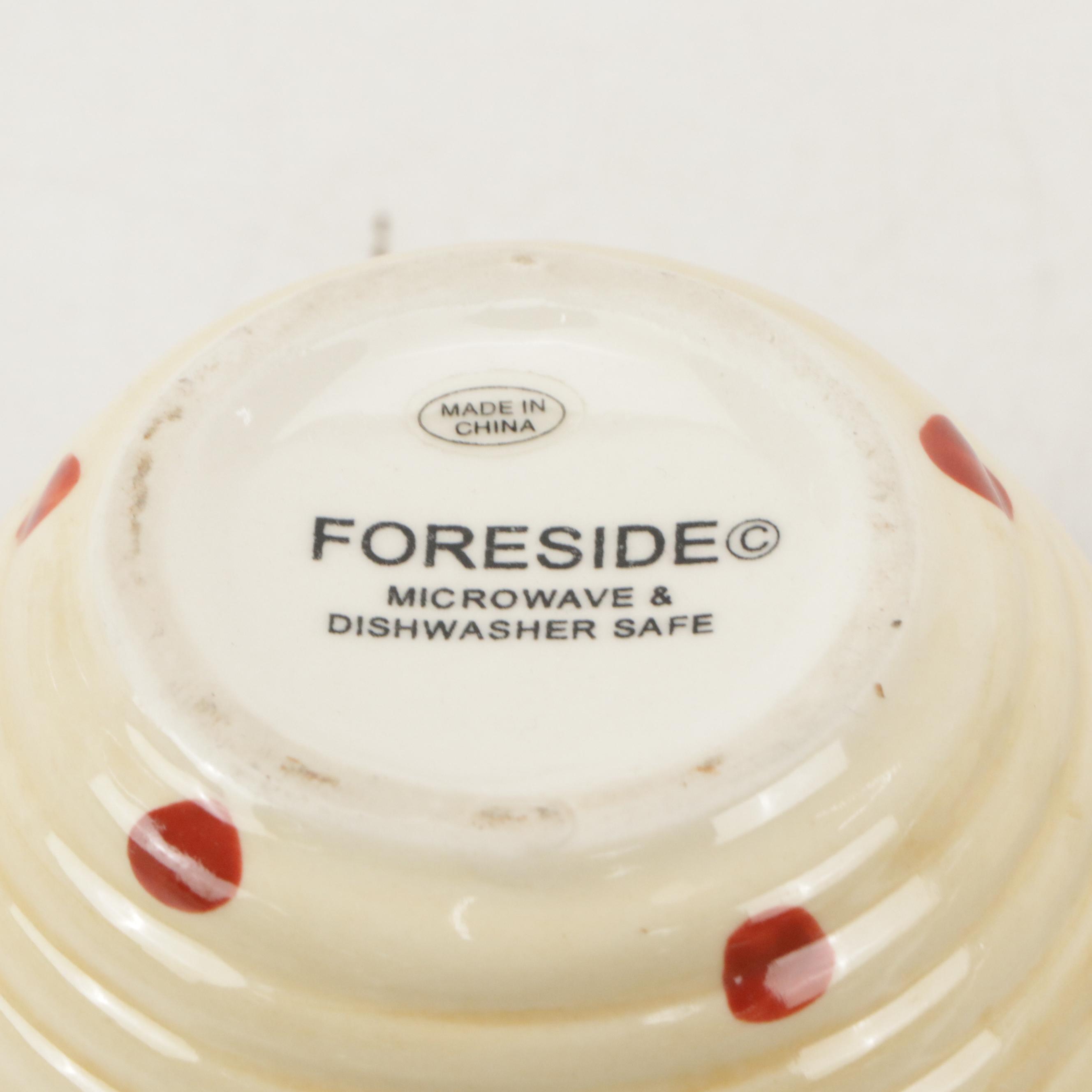 Fitz & Floyd "In Bloom" Serving Tray, Ganze "Bella Casa" Olive Dish, and More