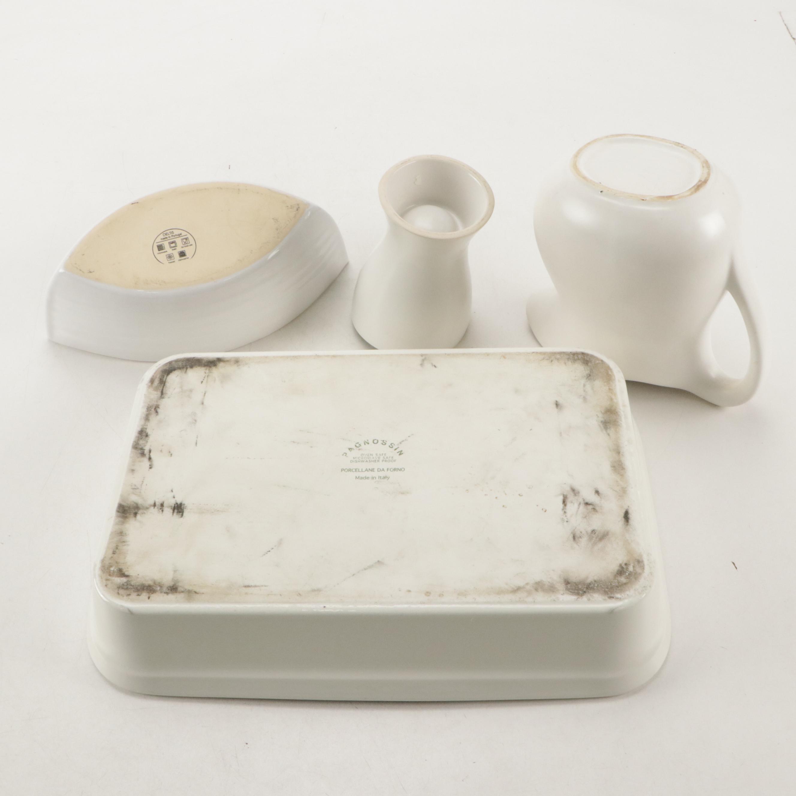 Fitz & Floyd "In Bloom" Serving Tray, Ganze "Bella Casa" Olive Dish, and More