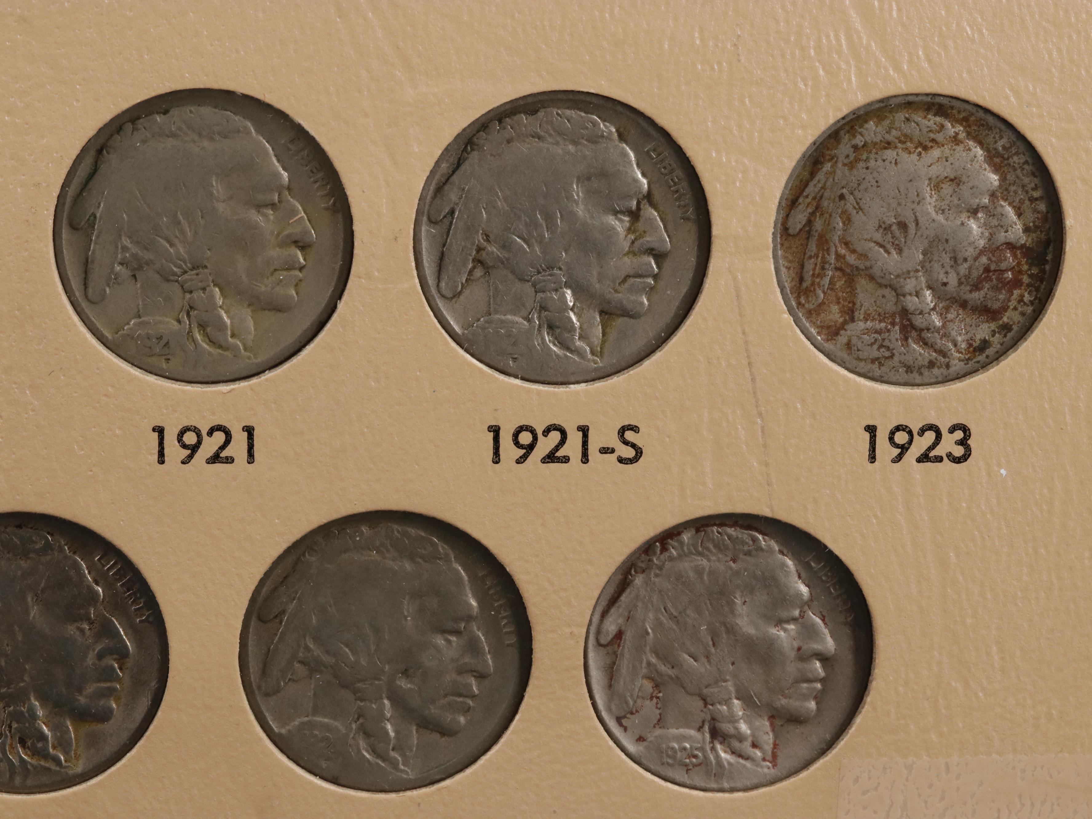 Complete Set of Buffalo and Jefferson Nickels 1913-2001