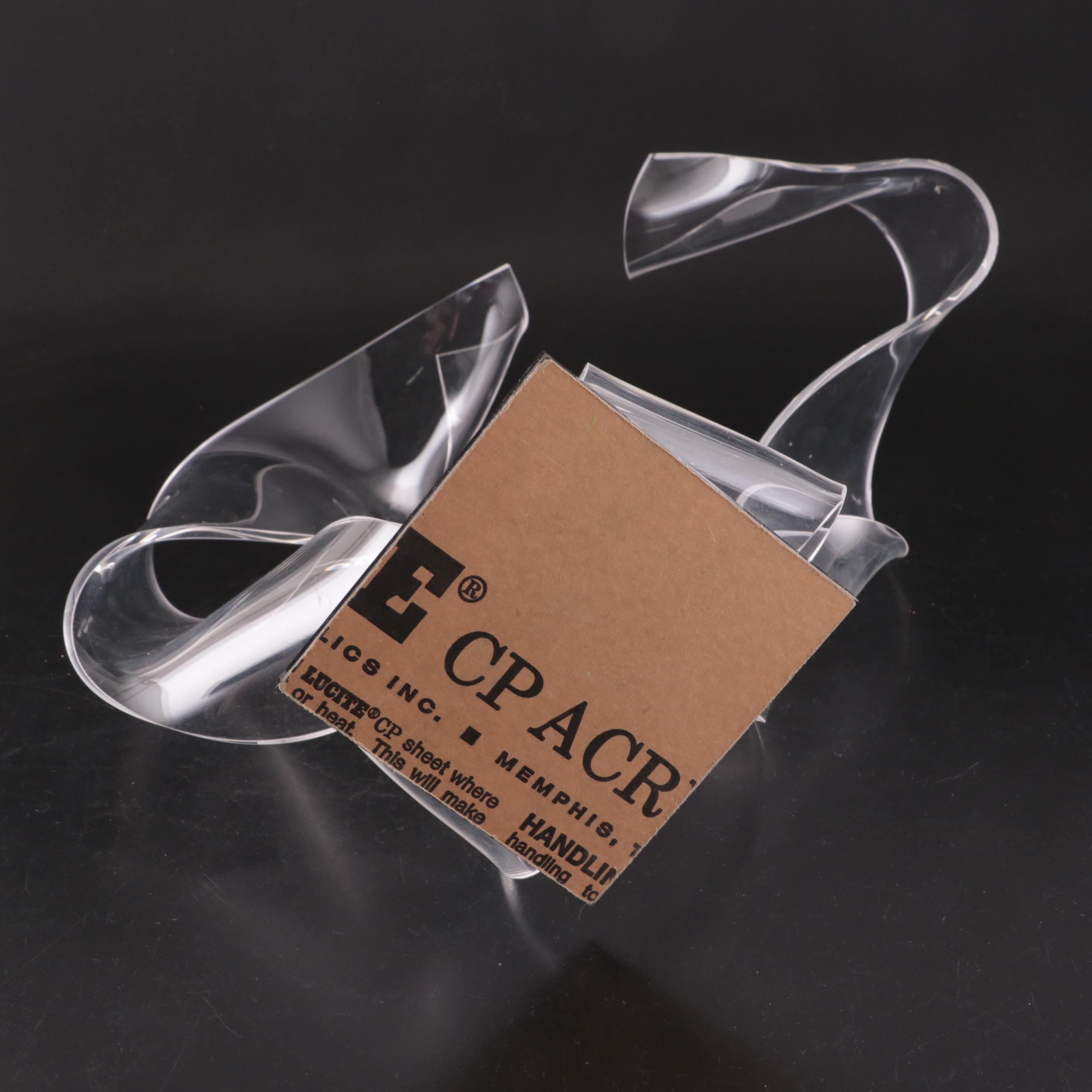 Kamil S. Acrylic Abstract Sculpture