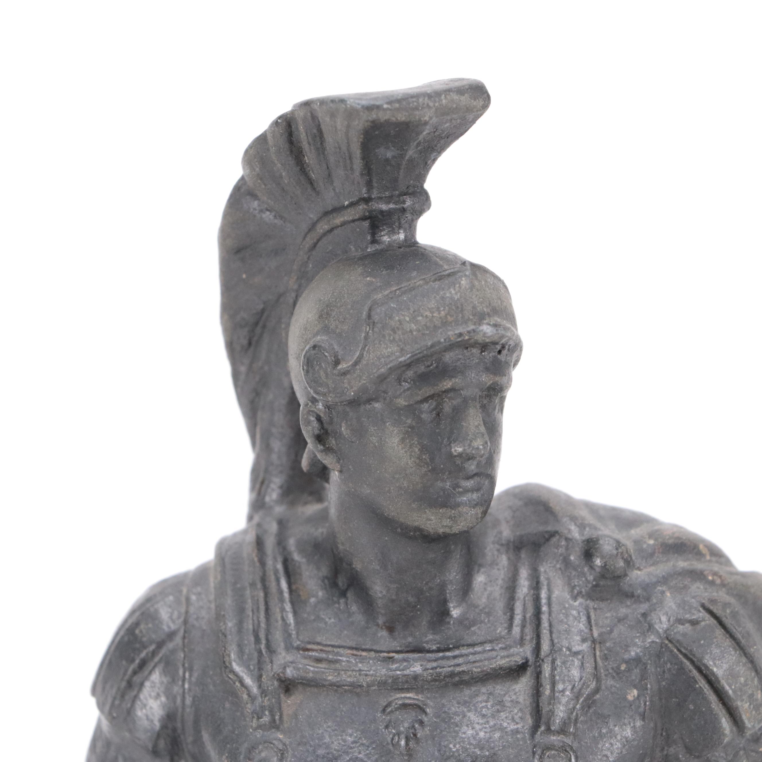 Cast Metal Roman Centurion Figure