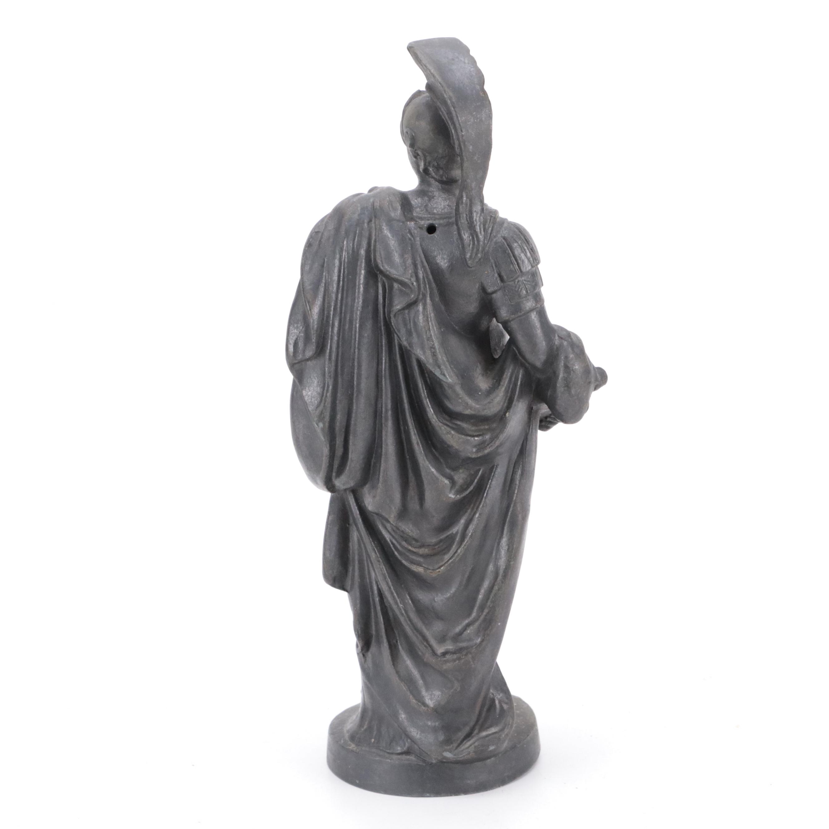 Cast Metal Roman Centurion Figure