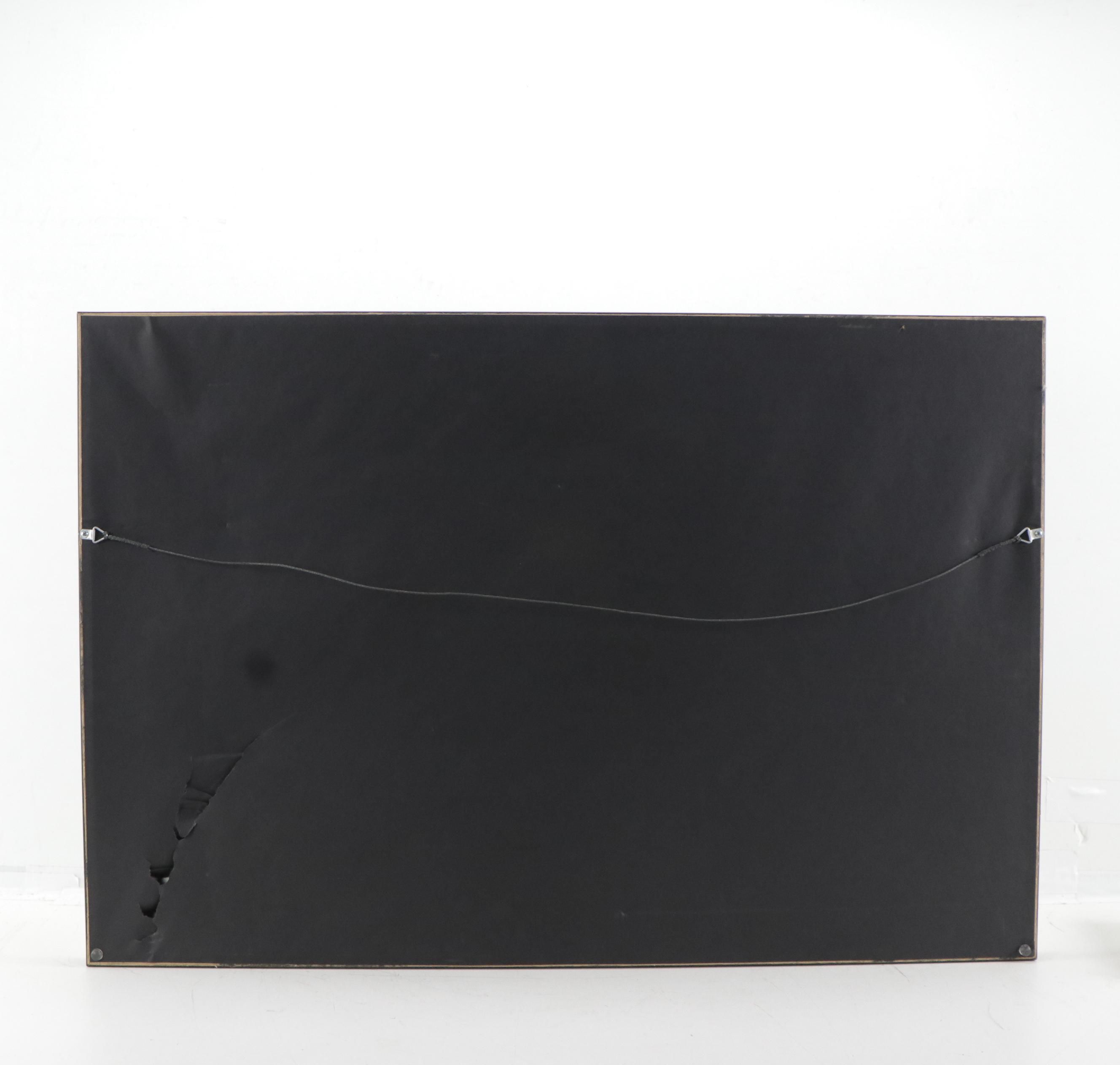 Cal Winebrenner Offset Lithograph "Beyond the Green Door"