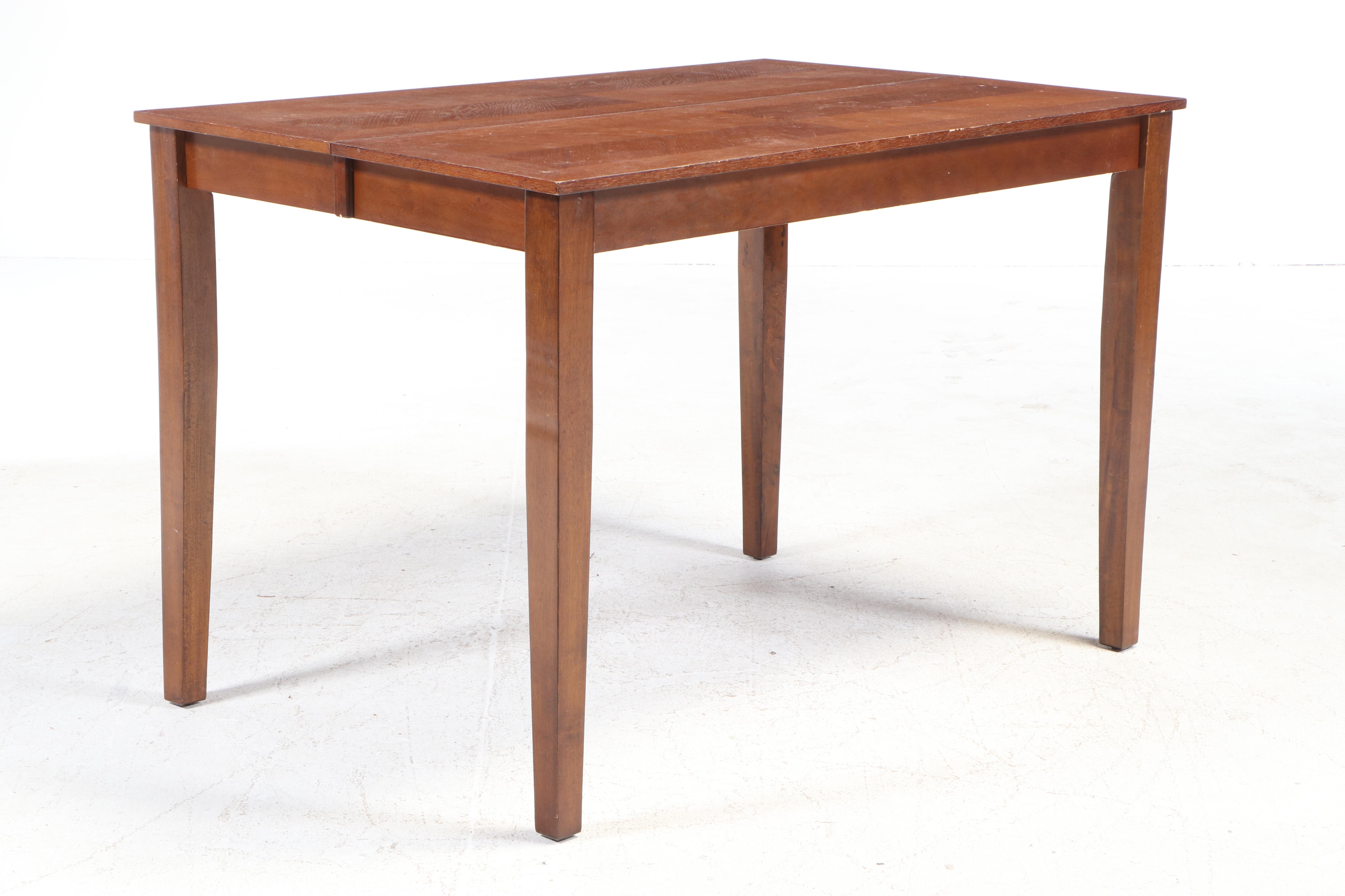 Greenworld Furniture Co. Extending Dining Table with Stools