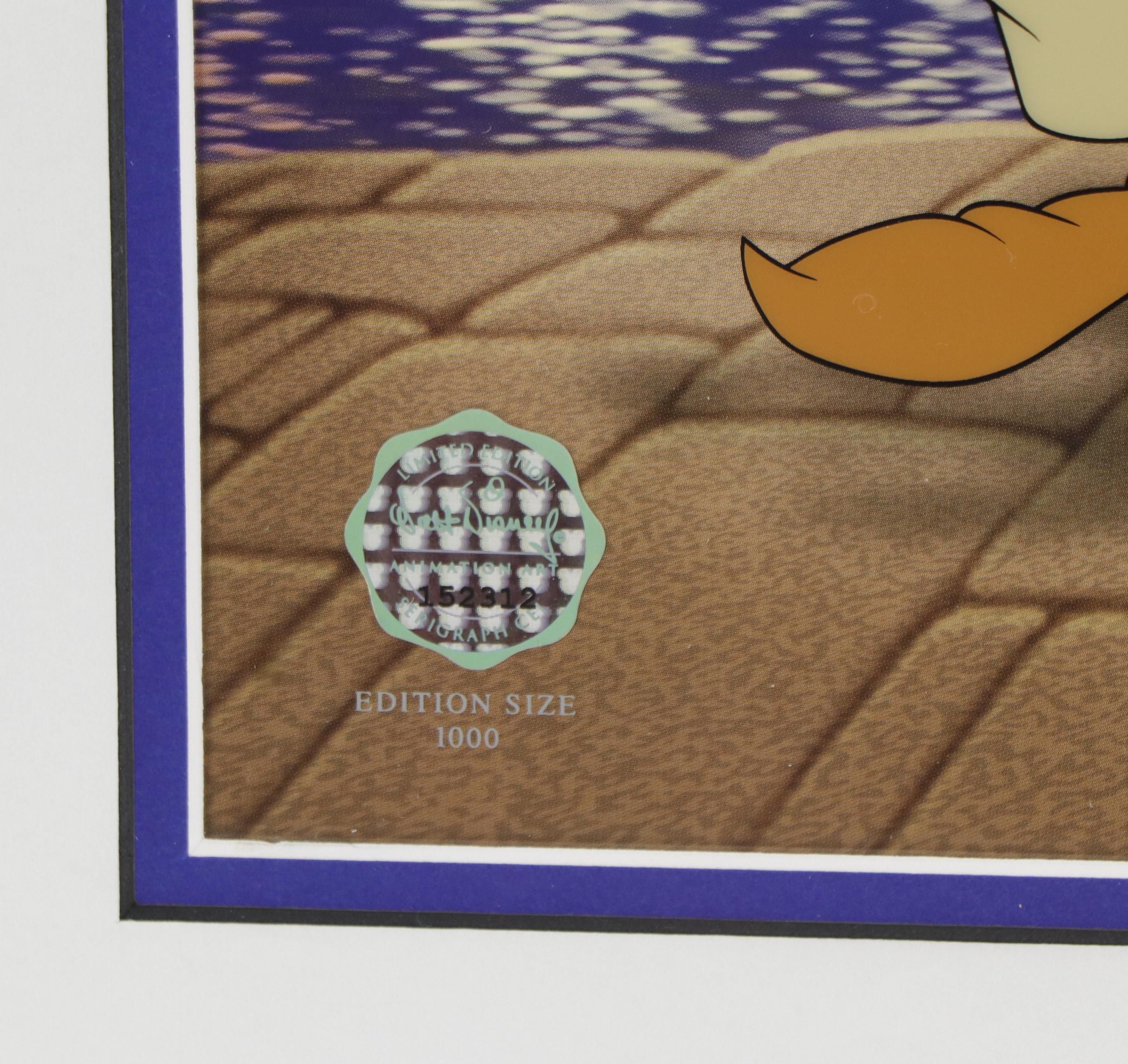 Disney Mickey Mouse Sericel "Worldwide Welcome," 2000