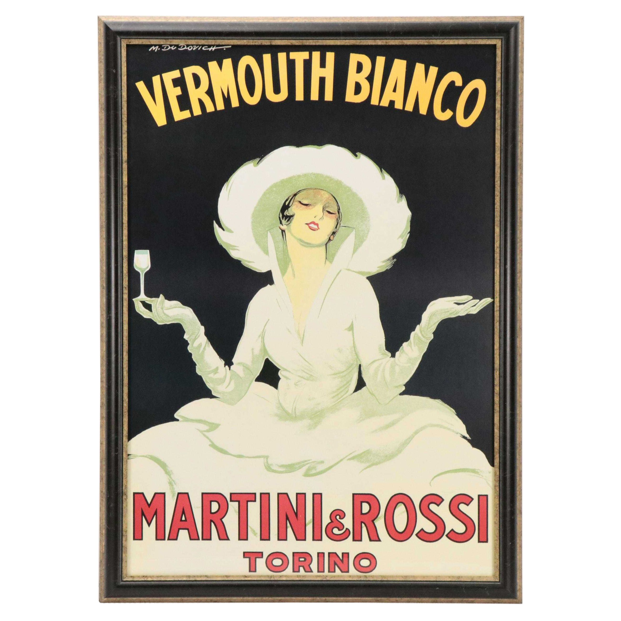 Offset Lithograph Poster After Marcello Dudovich "Vermouth Bianco"