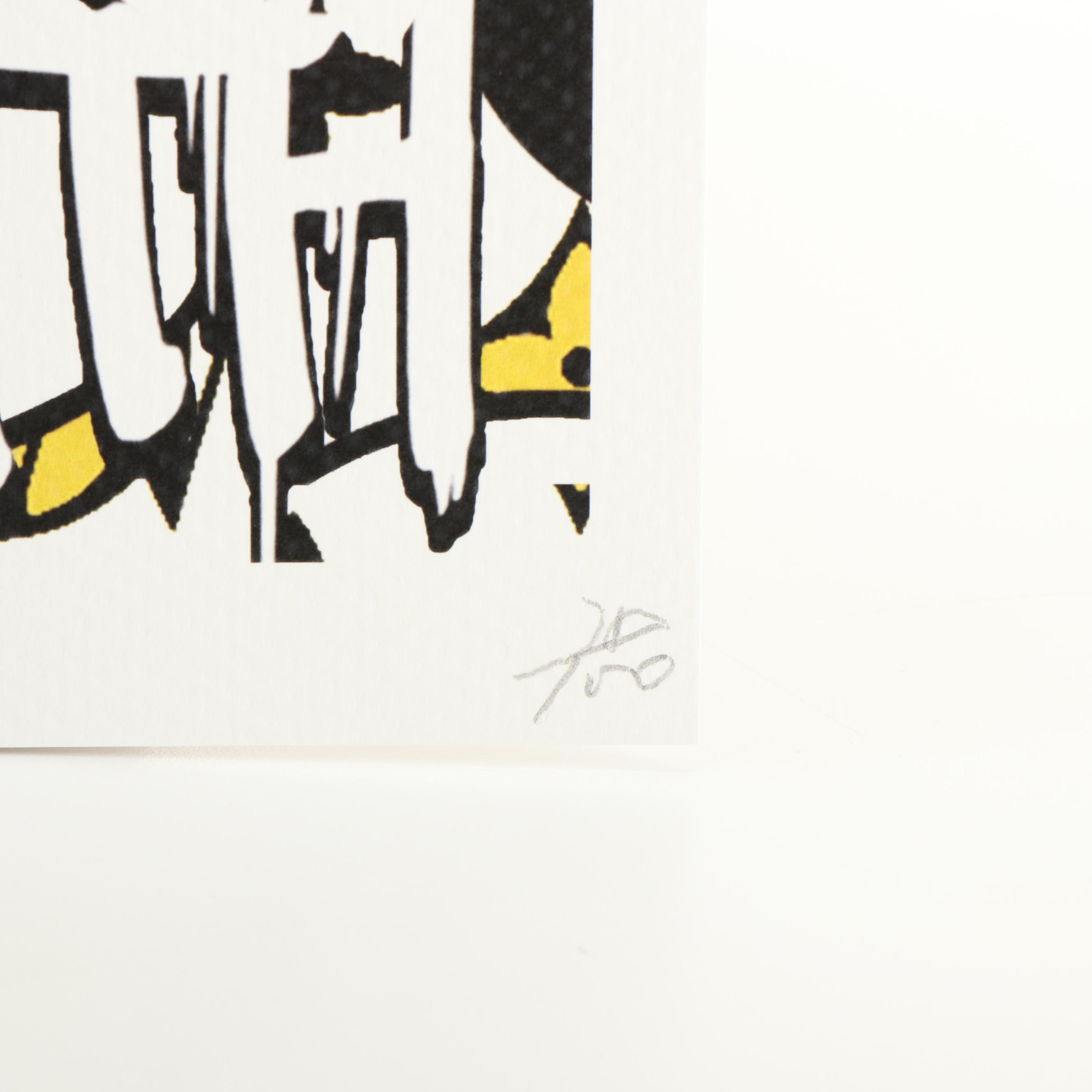 Death NYC Pop Art Graphic Print of Mickey Mouse x Louis Vuitton