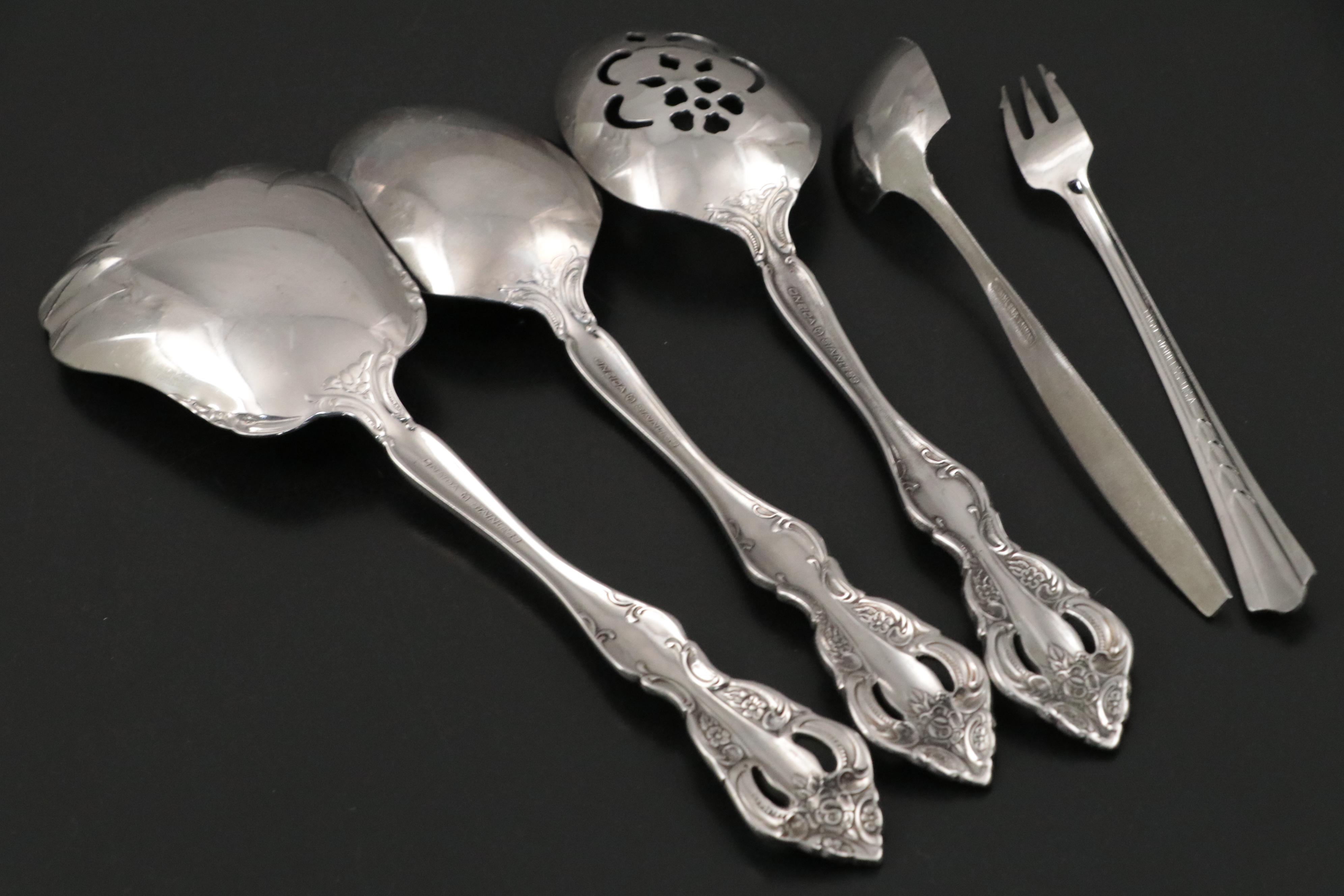 Oneida "Michelangelo" Stainless Steel Demitasse Spoons, Dinner Forks
