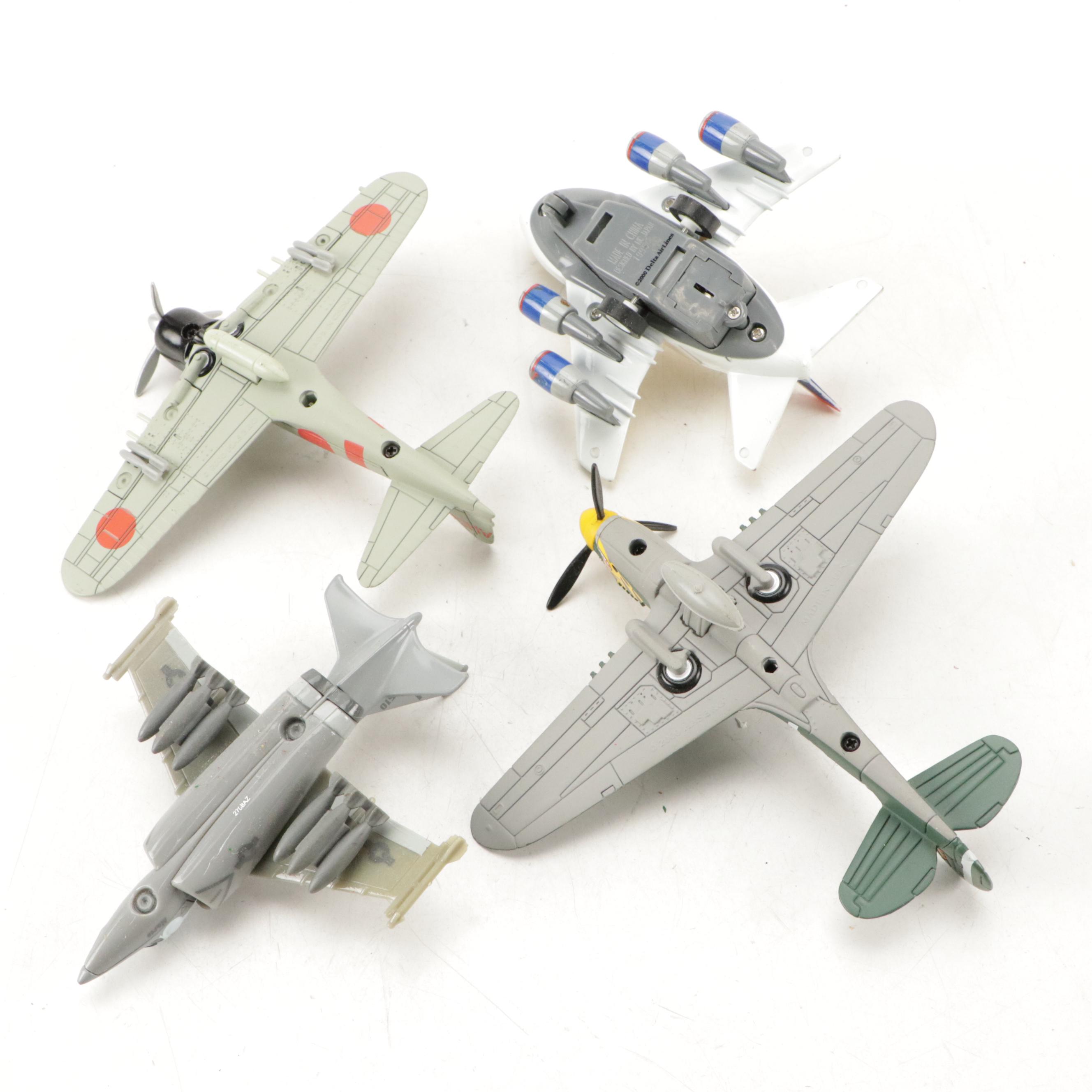 MidgeToy, TootsieToy, Hasbro and More Diecast Toy Airplanes