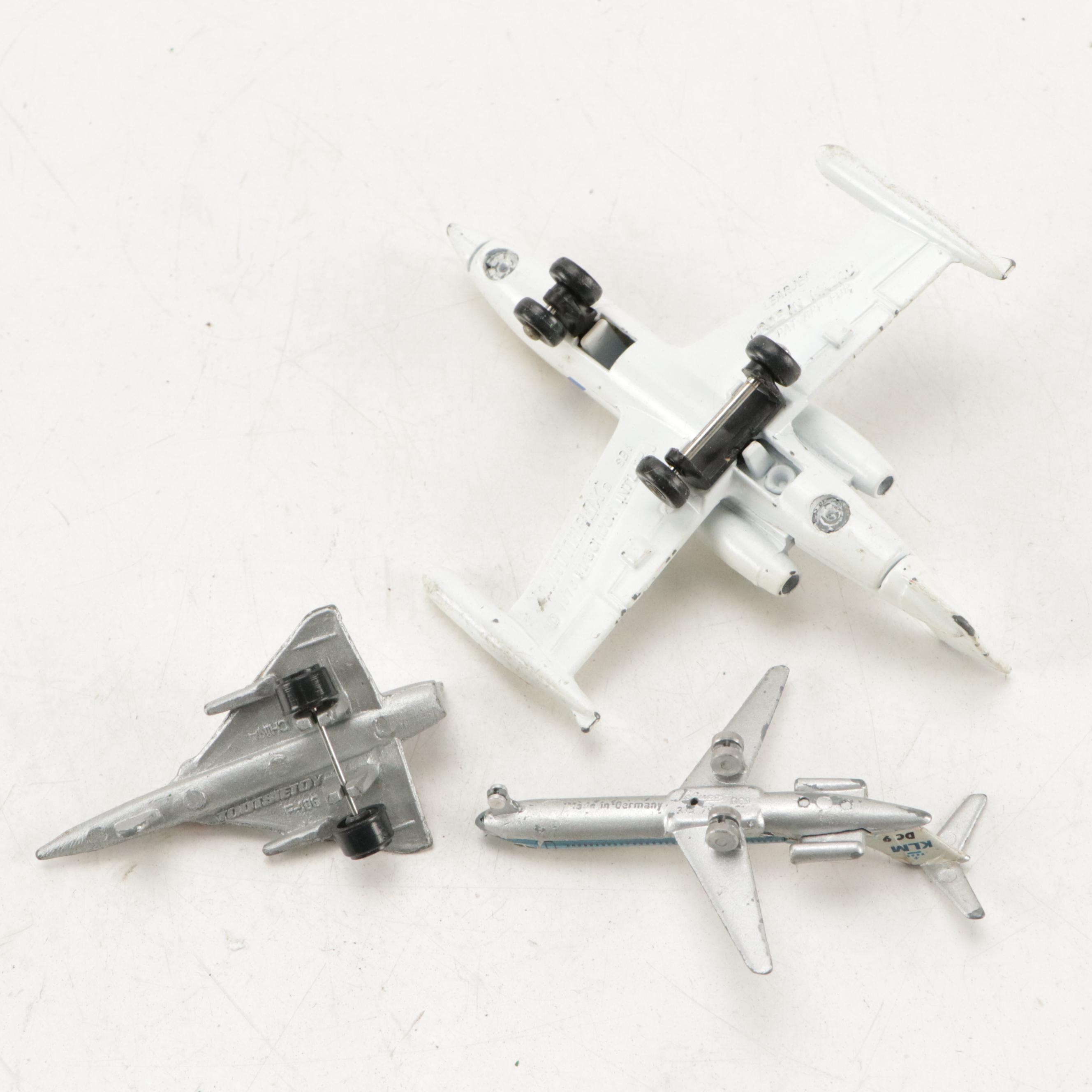 MidgeToy, TootsieToy, Hasbro and More Diecast Toy Airplanes