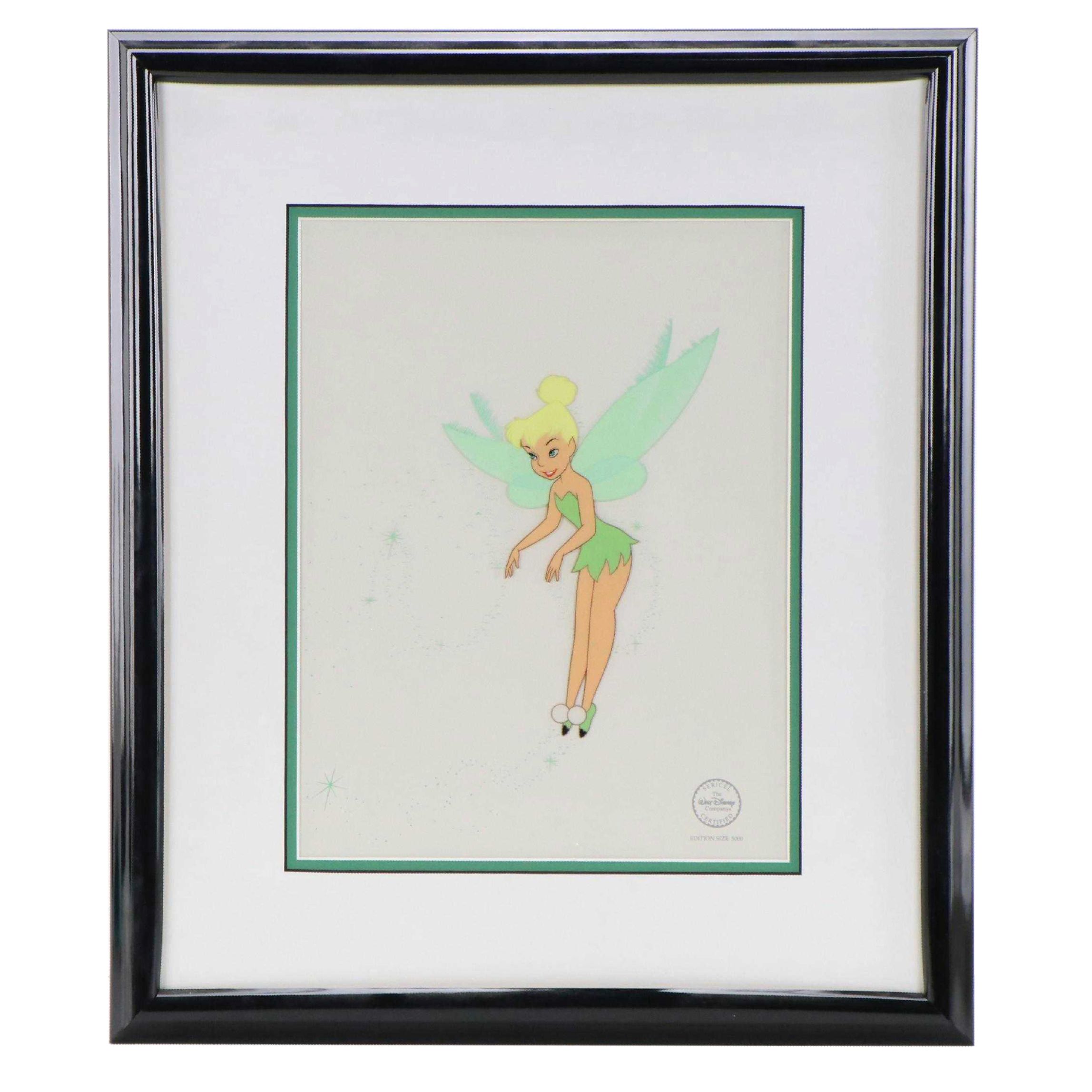 Disney Tinkerbell Sericel "Playful Pixie," 1996
