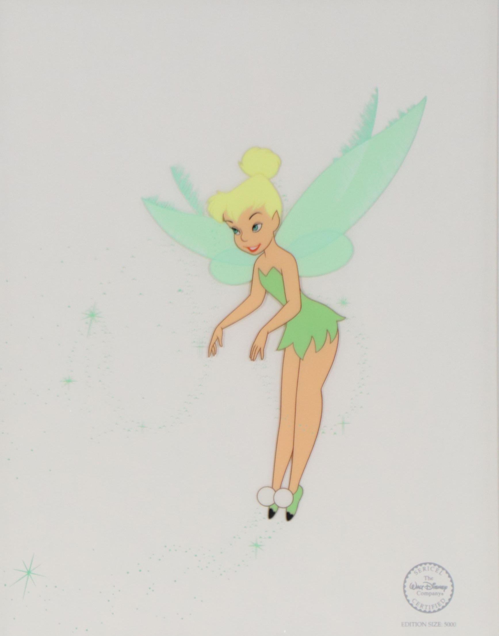 Disney Tinkerbell Sericel "Playful Pixie," 1996