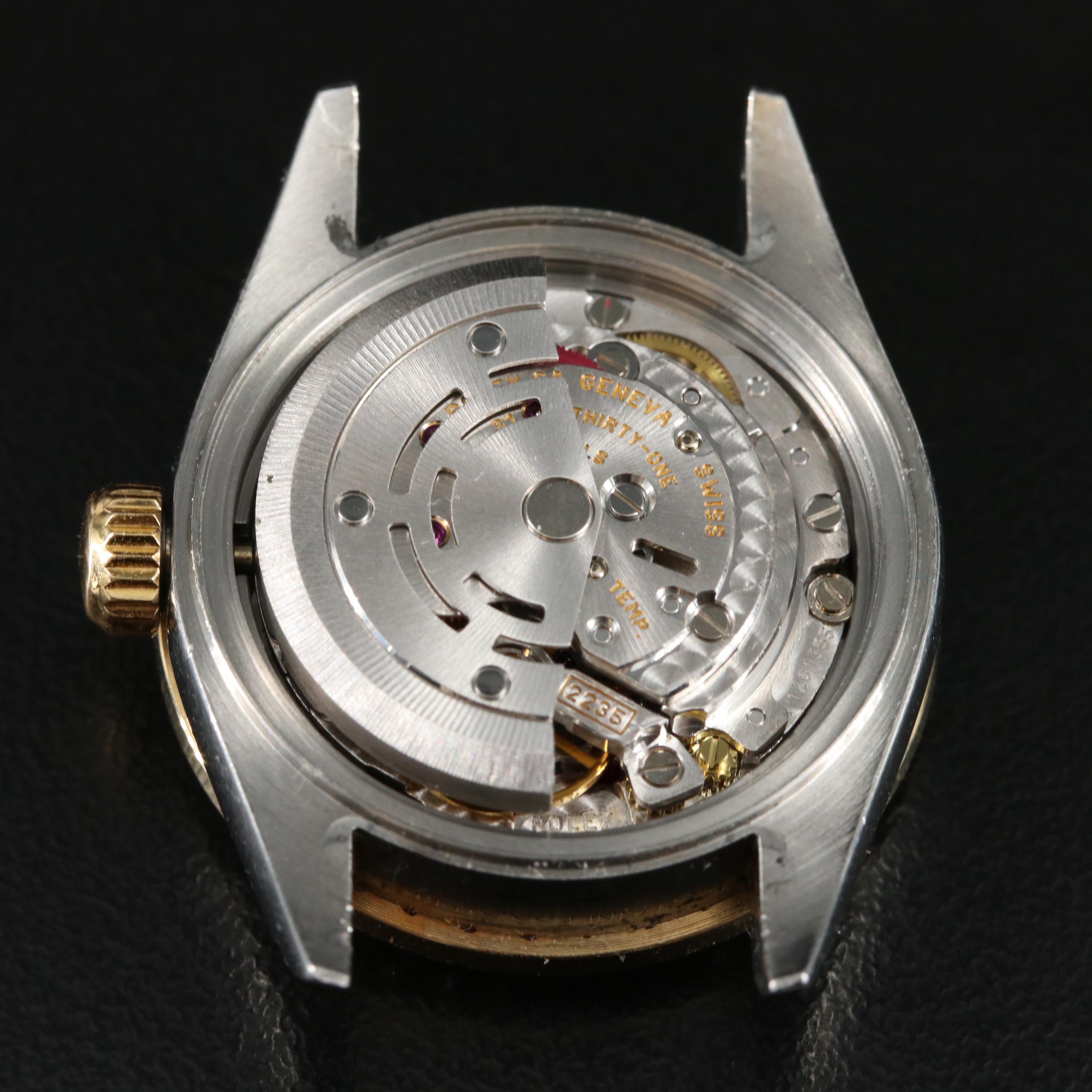 2002 Rolex Custom 1.15 CTW Diamond Dial and Bezel Datejust Watch