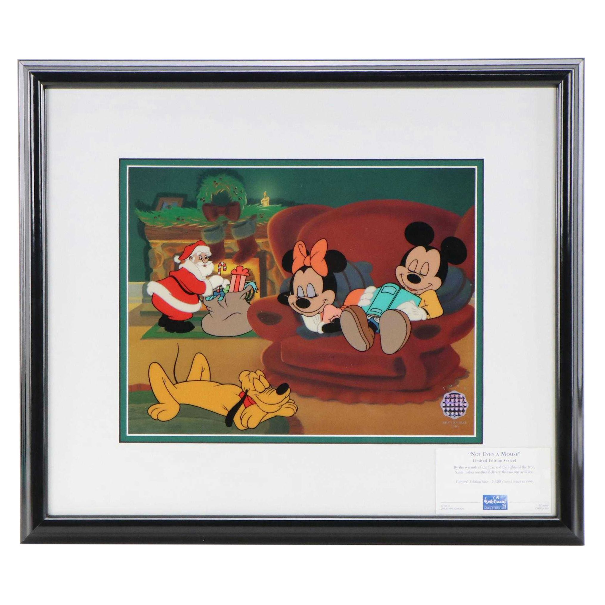 Disney Mickey Mouse Sericel "Not Even a Mouse," 1999