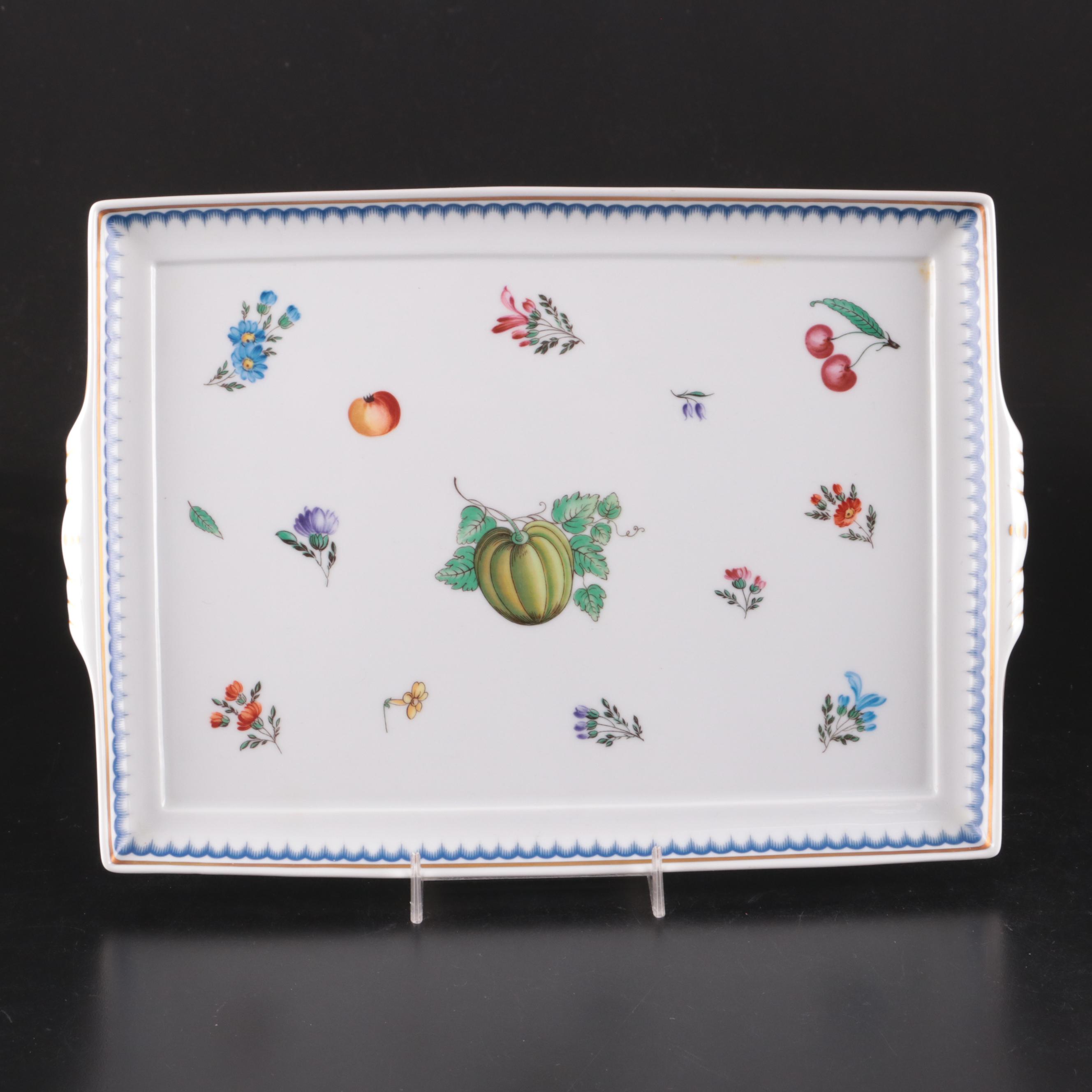 Richard Ginori "Italian Fruits" Porcelain Serving Tray