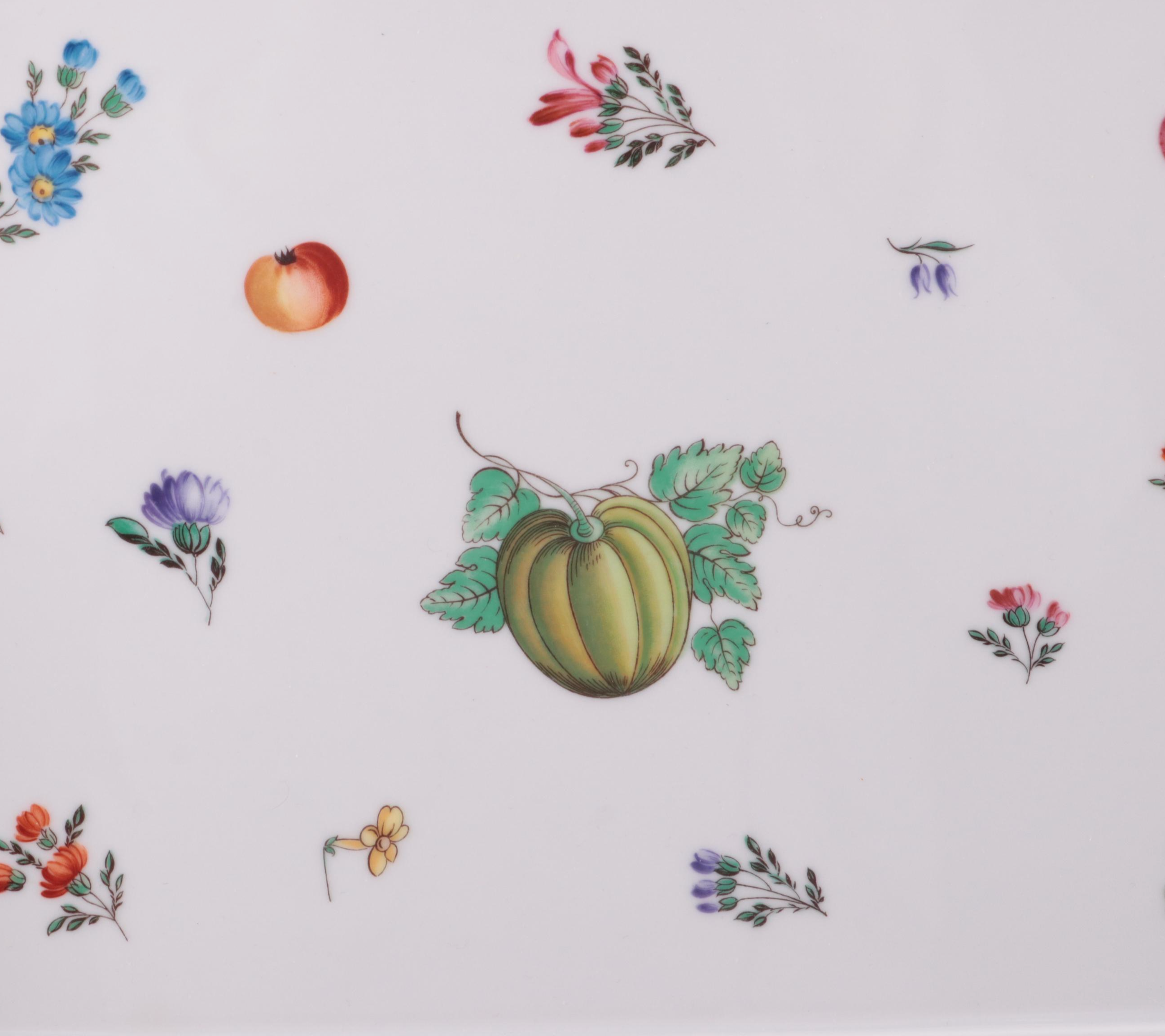 Richard Ginori "Italian Fruits" Porcelain Serving Tray