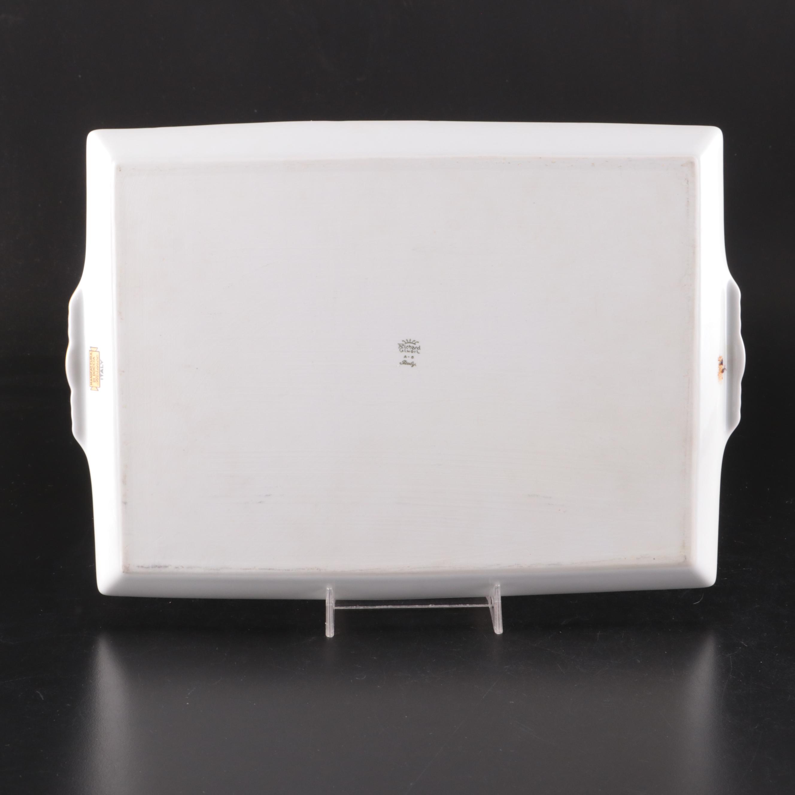 Richard Ginori "Italian Fruits" Porcelain Serving Tray