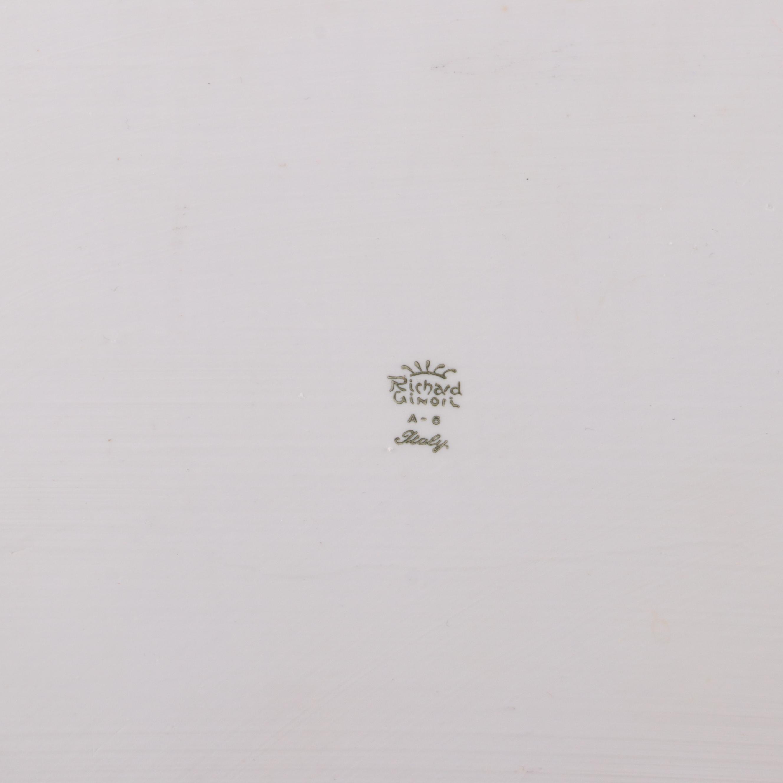 Richard Ginori "Italian Fruits" Porcelain Serving Tray