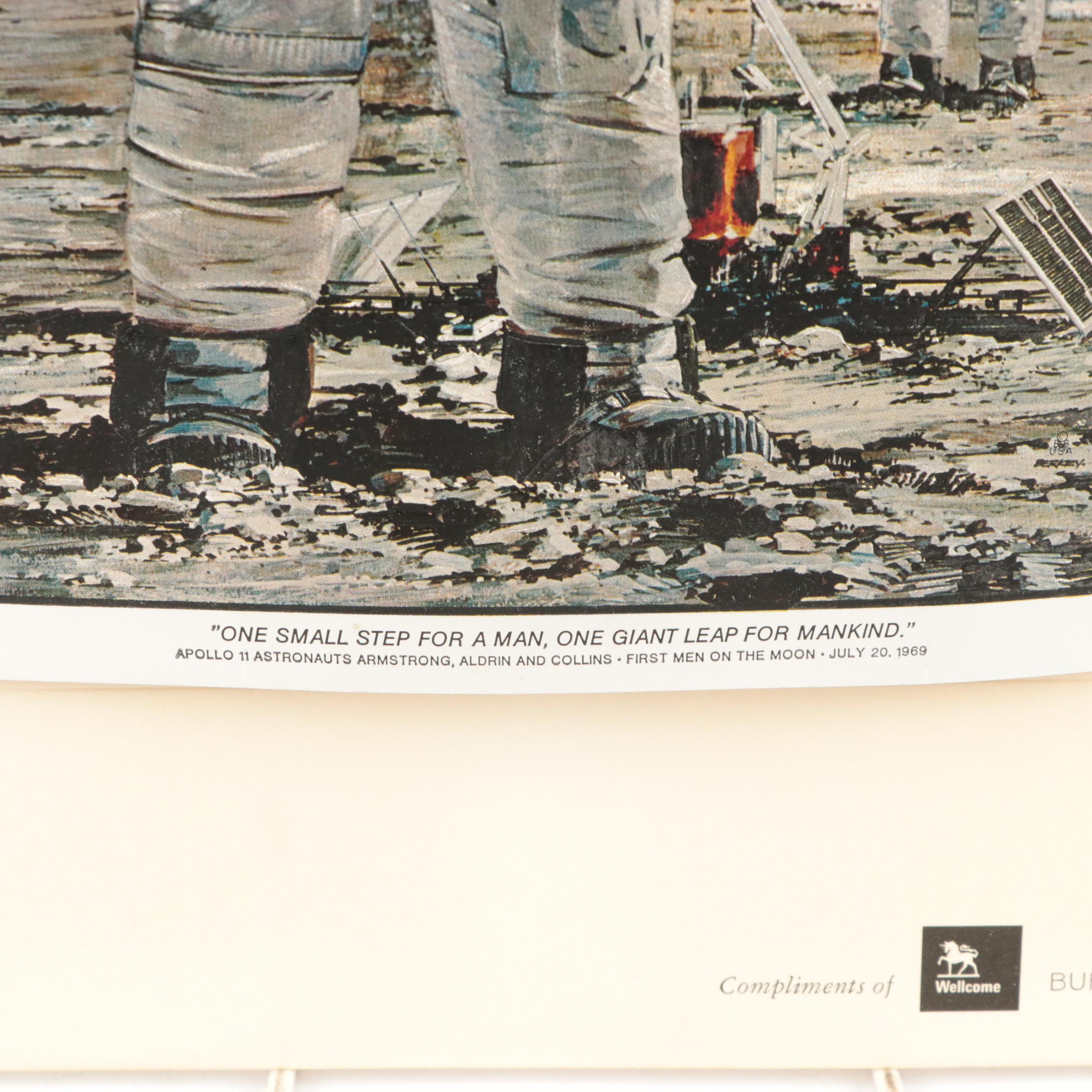 John Berkey "One Giant Leap" Etched Foil Print