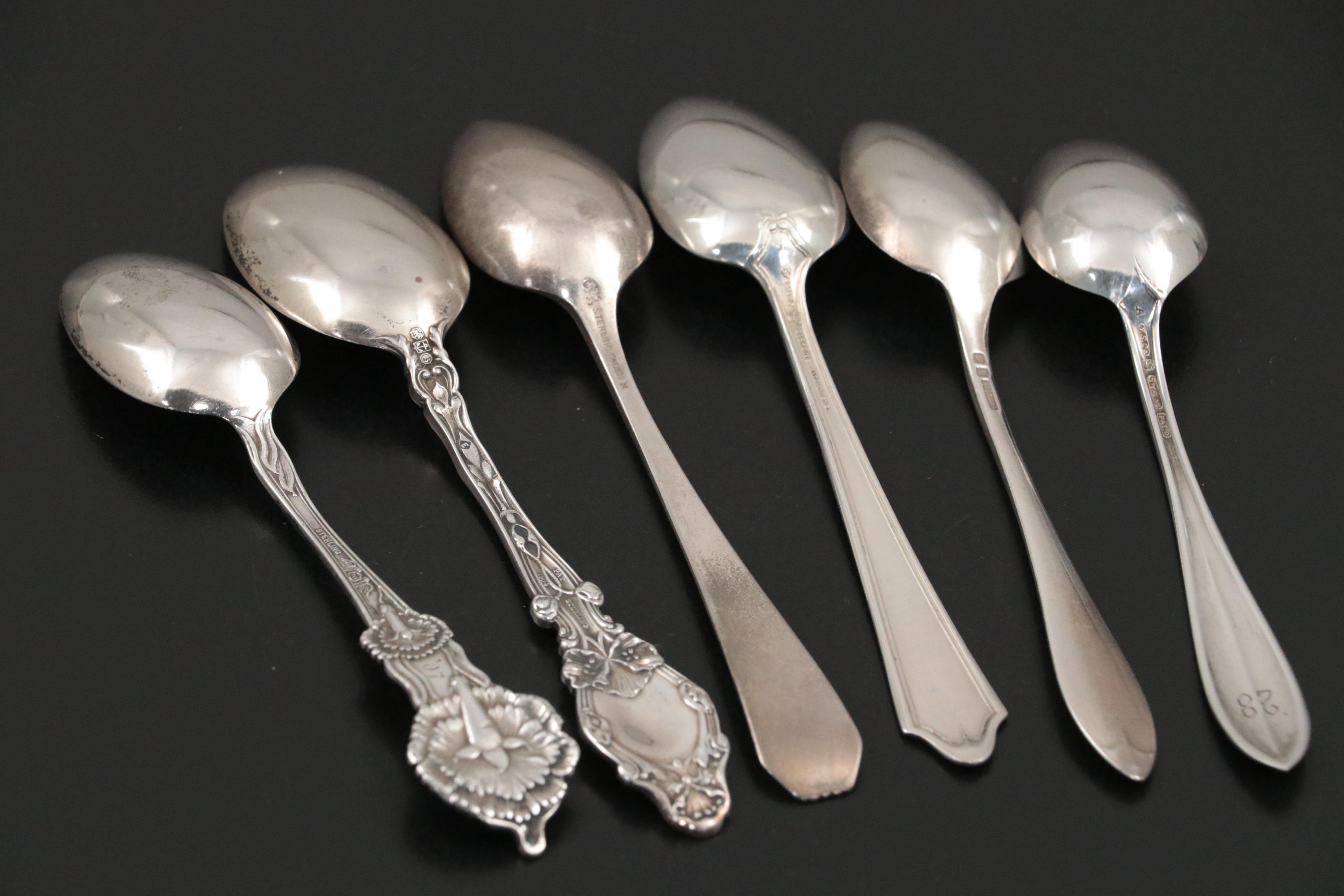 Towle "Rambler Rose" Sterling Silver Flatware with Sterling and Silver Utensils