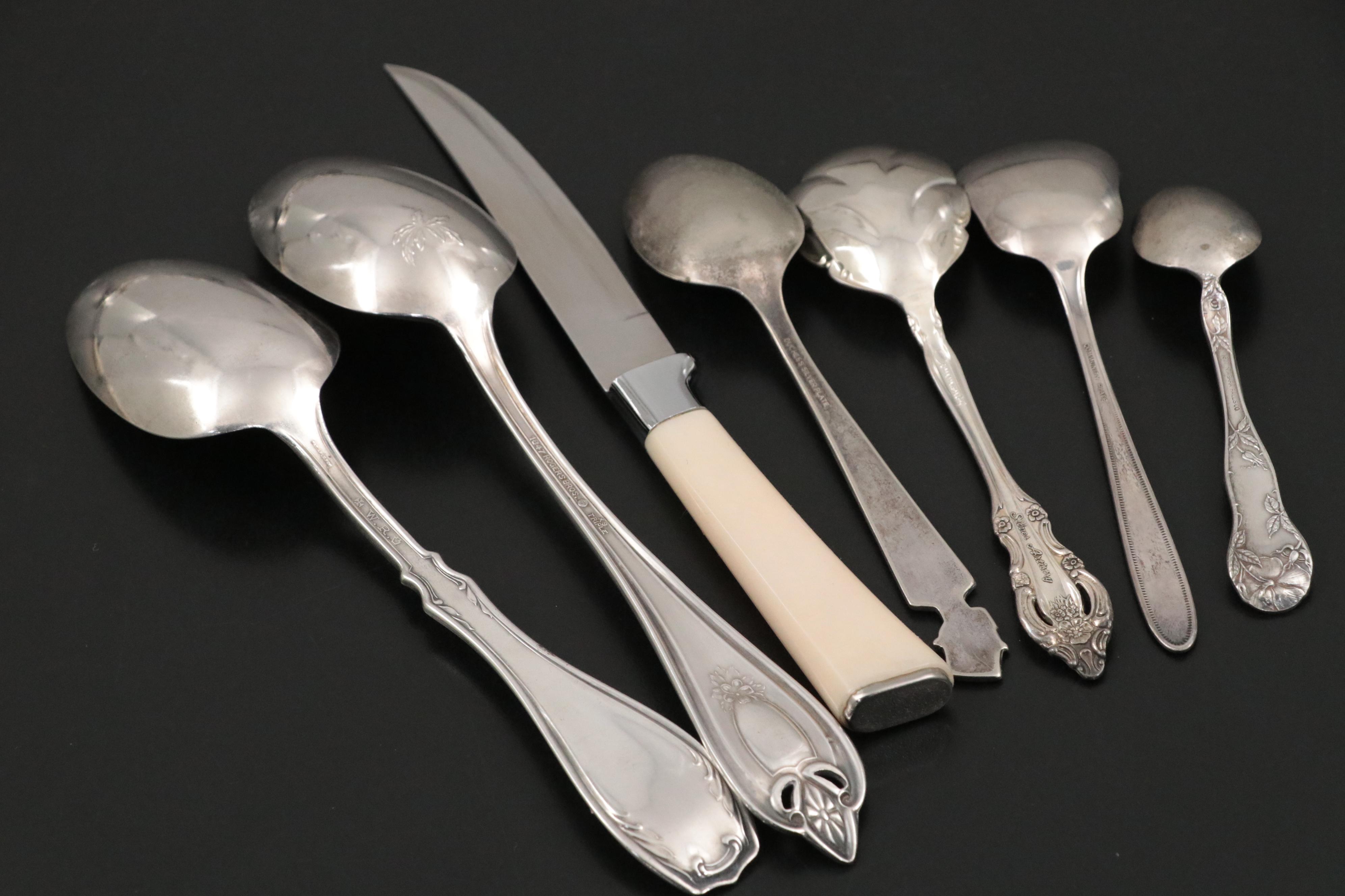 Towle "Rambler Rose" Sterling Silver Flatware with Sterling and Silver Utensils