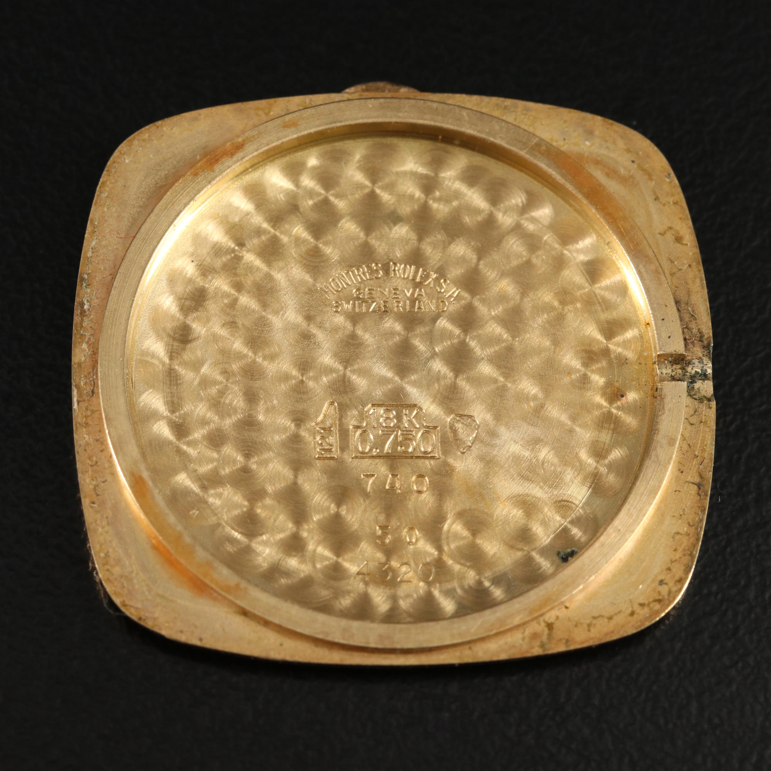 1974 18K Rolex Cellini Manual Wind Watch