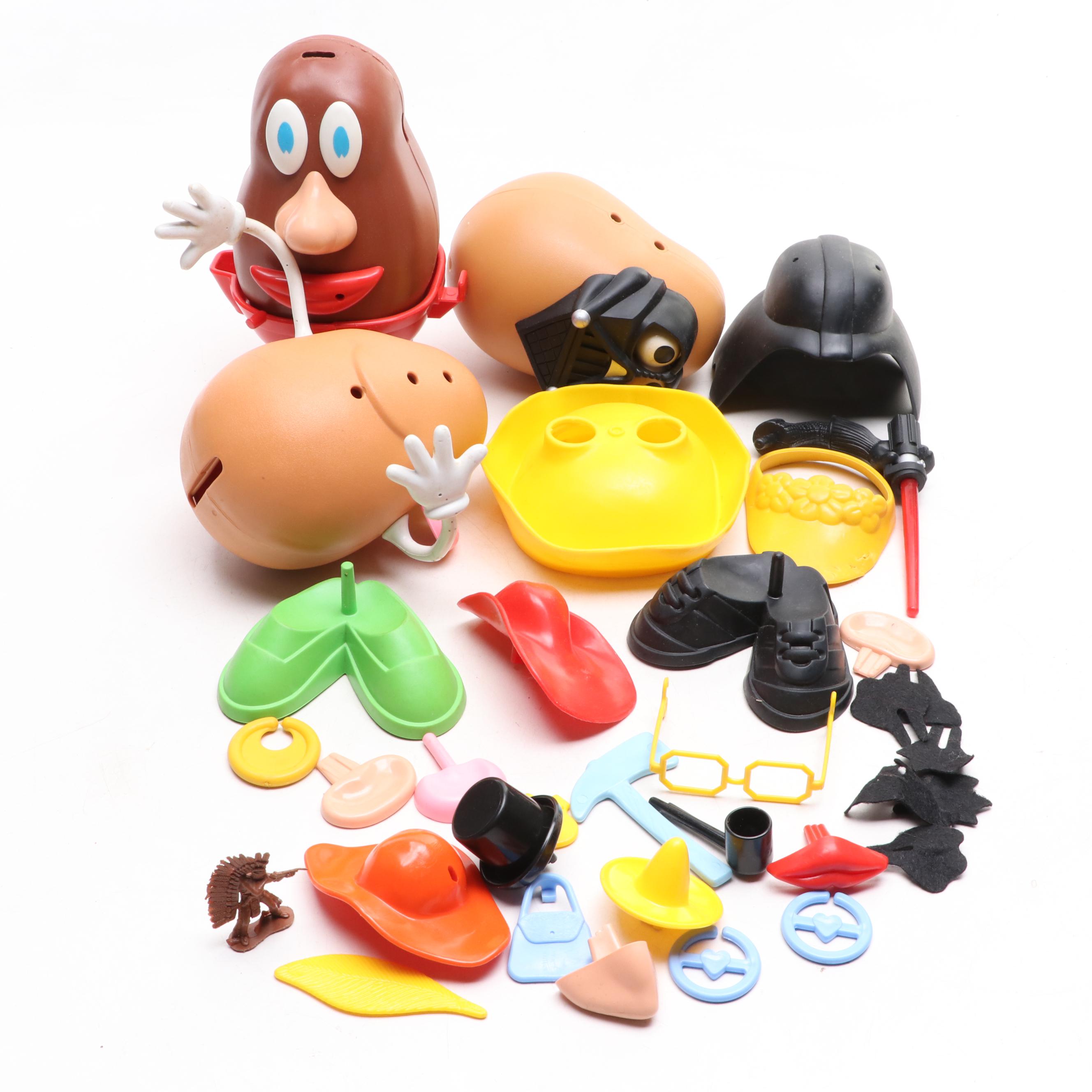 Hasbro and Playskool "Mr. Potato Head" Toys with Accessories