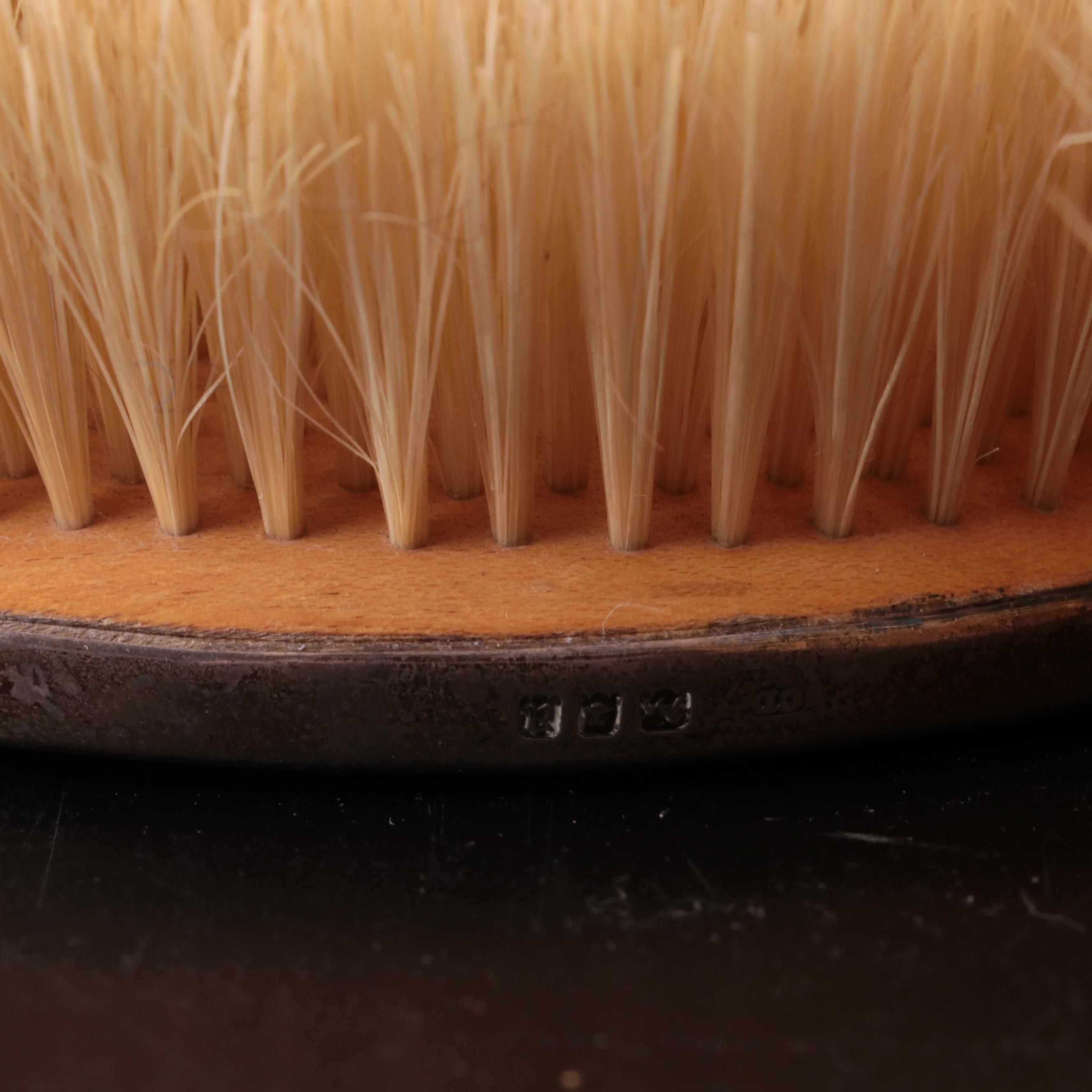 Sterling and Tortoise Shell Vanity Brush Sets, Early 20th C