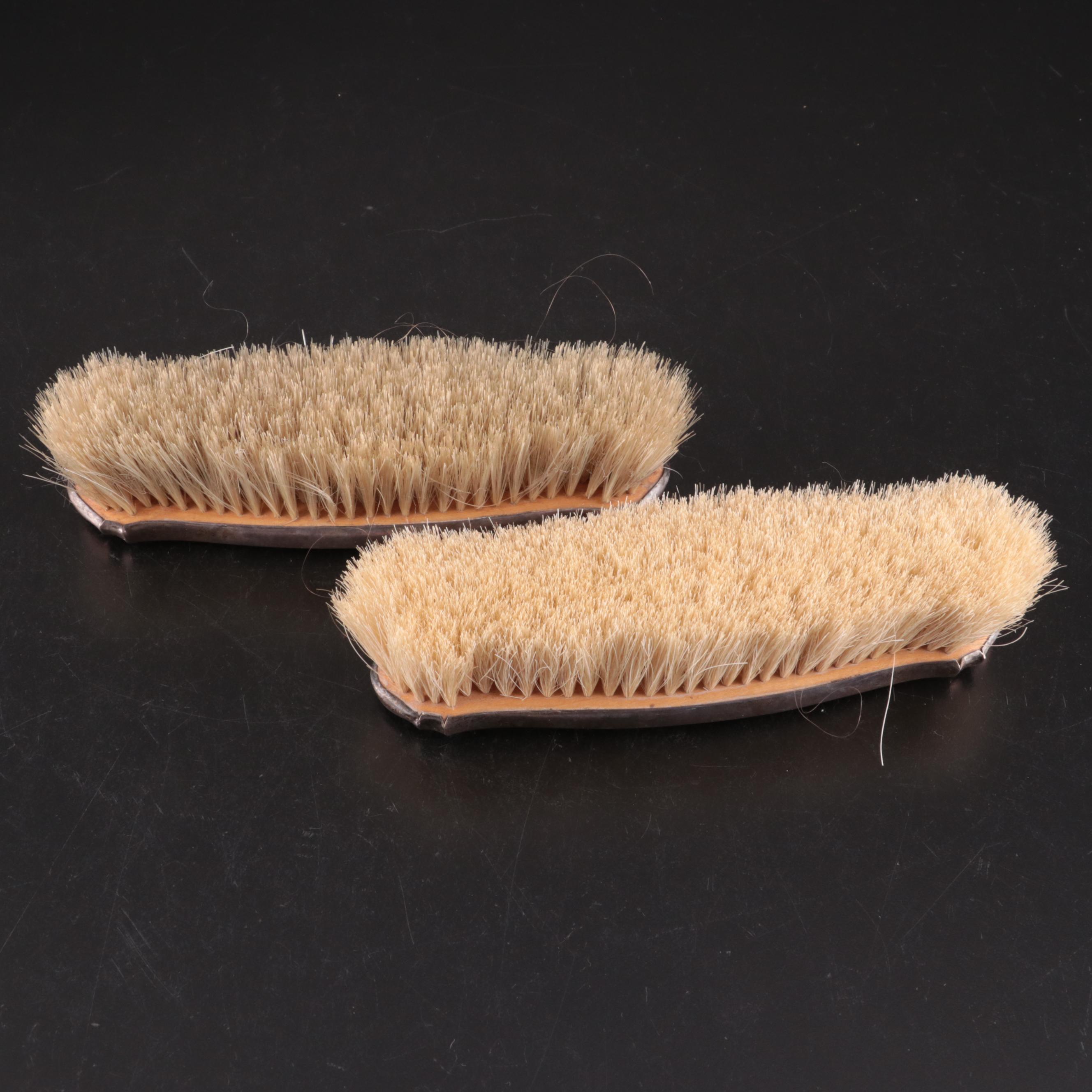 Sterling and Tortoise Shell Vanity Brush Sets, Early 20th C