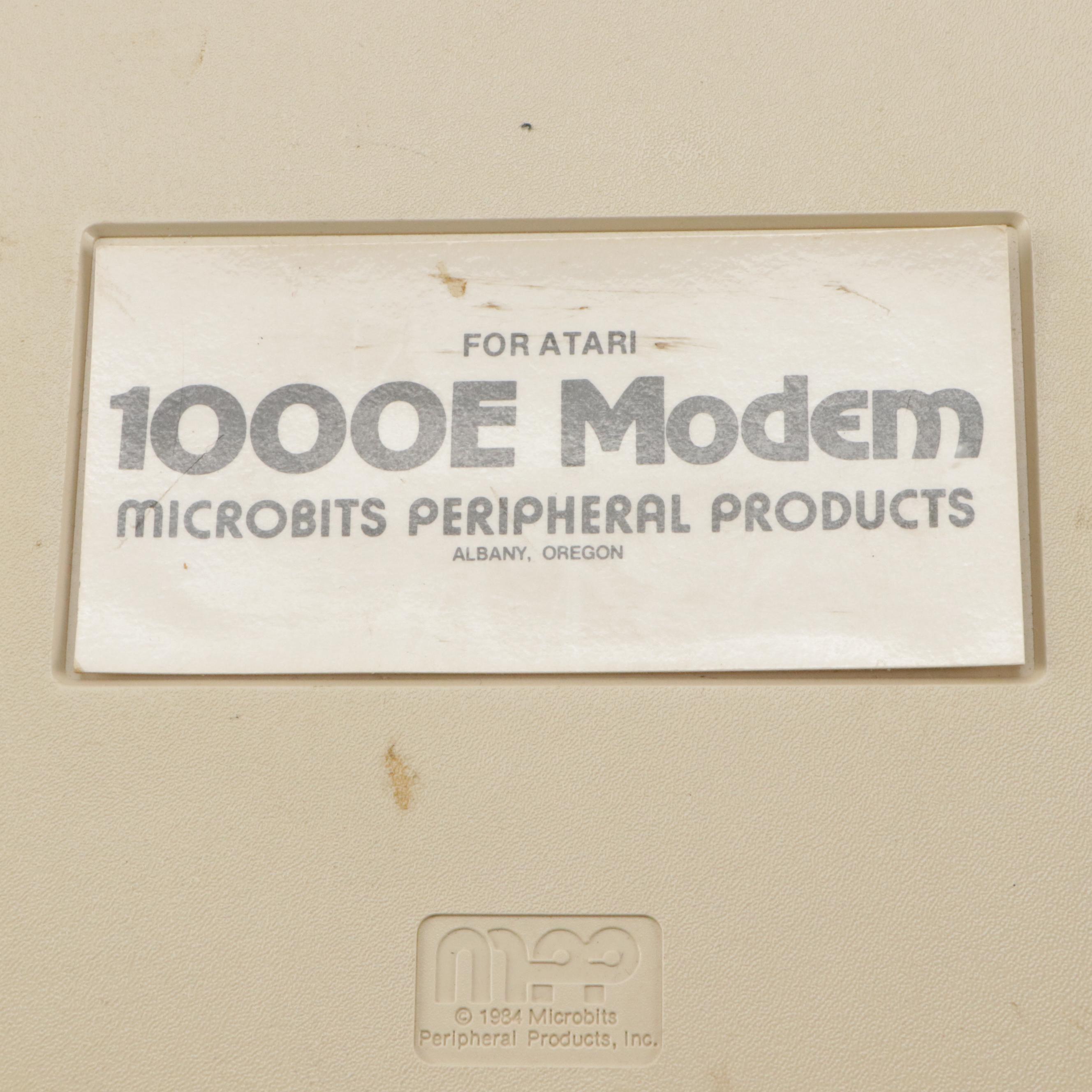 Atari Model 410 Programmer, 1000E Modem with Games and More