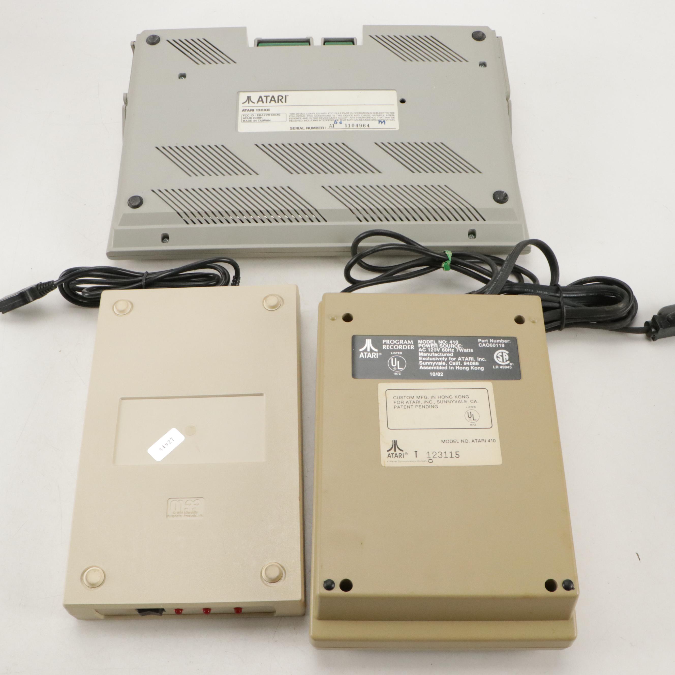 Atari Model 410 Programmer, 1000E Modem with Games and More