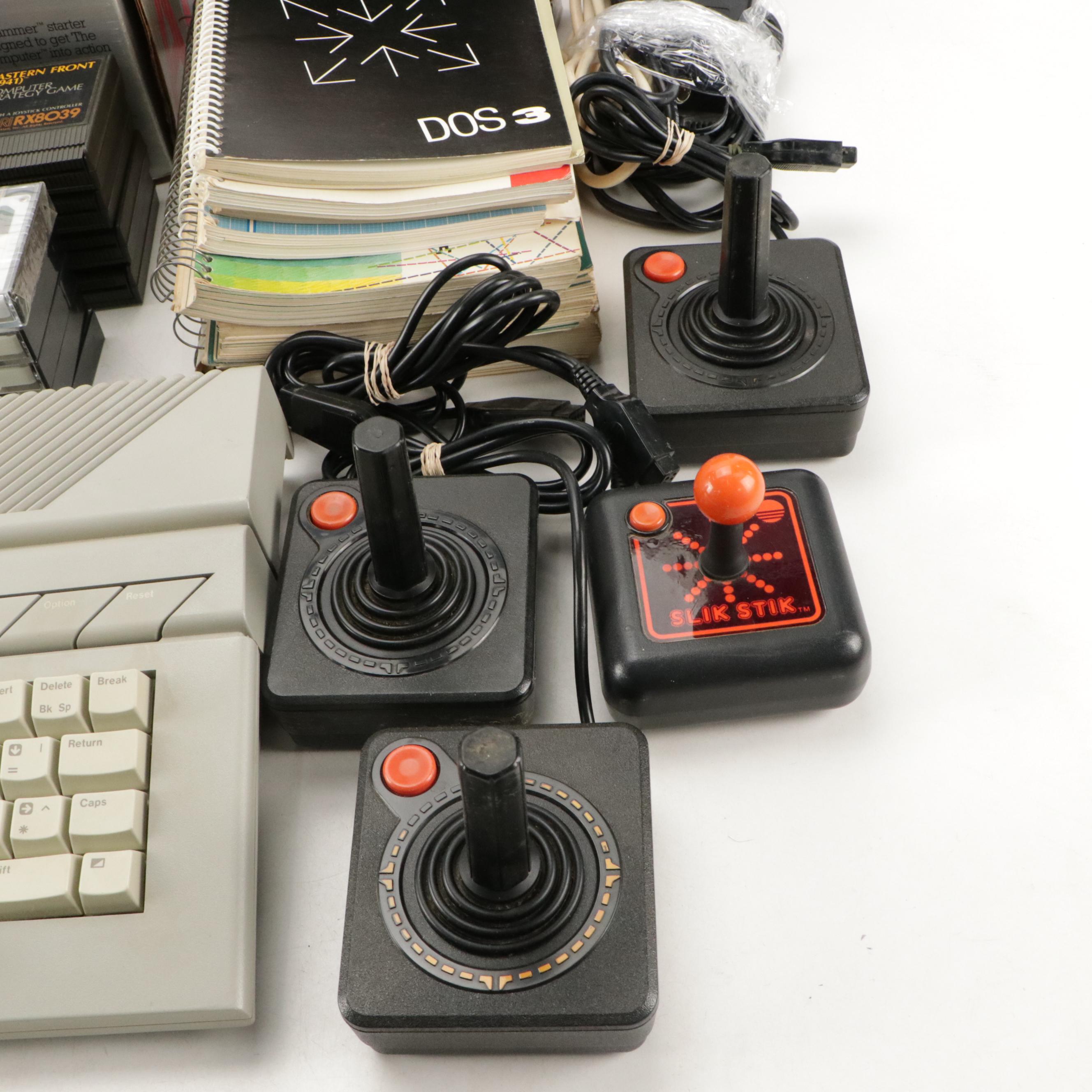 Atari Model 410 Programmer, 1000E Modem with Games and More