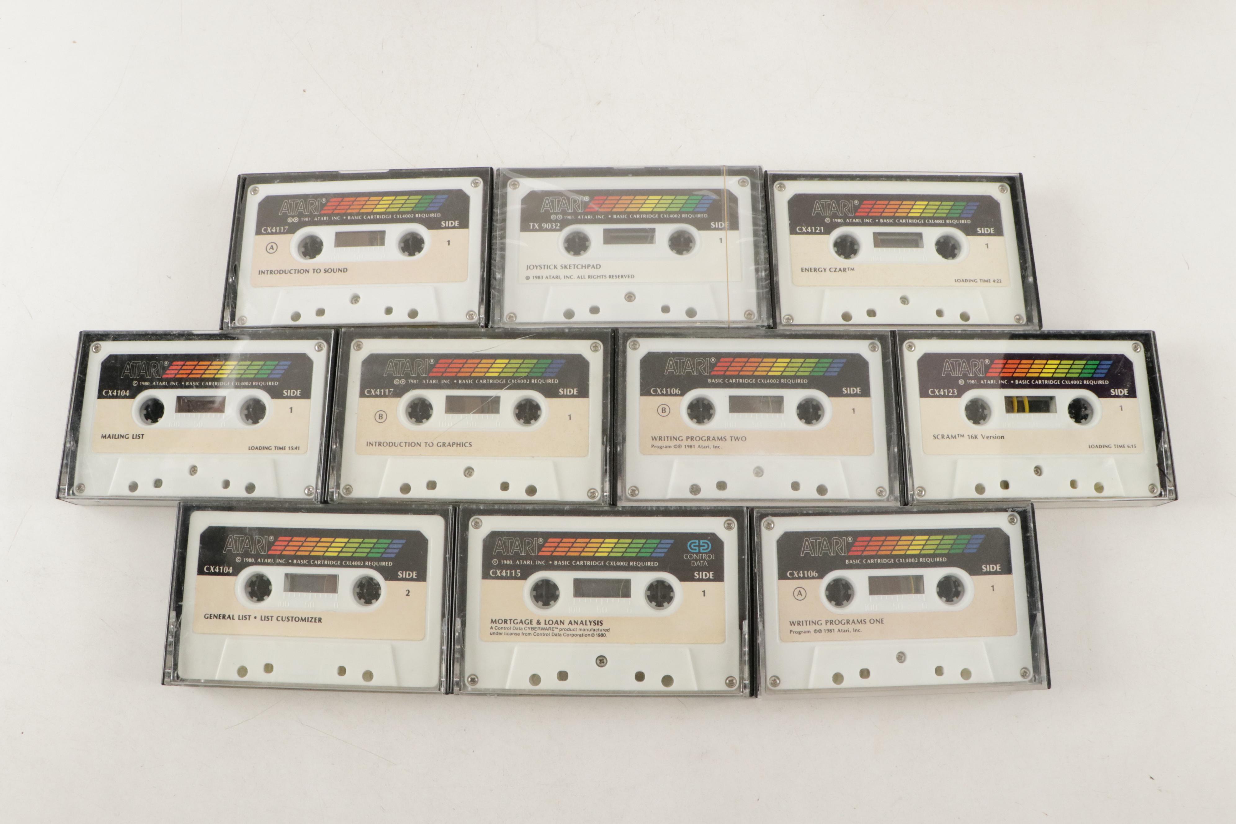 Atari Model 410 Programmer, 1000E Modem with Games and More