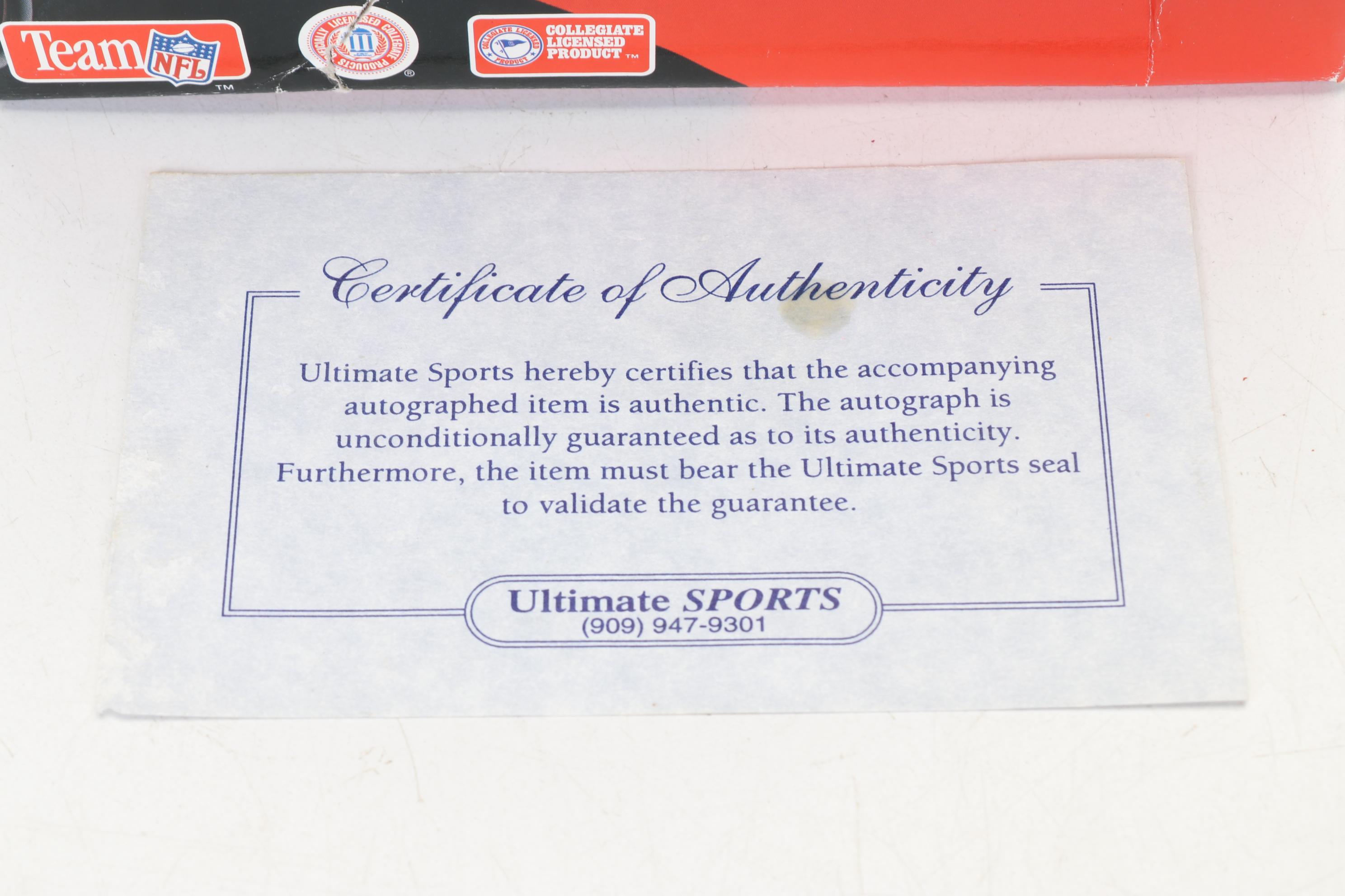 Jim Brown Signed Cleveland Browns Riddell Mini Helmet