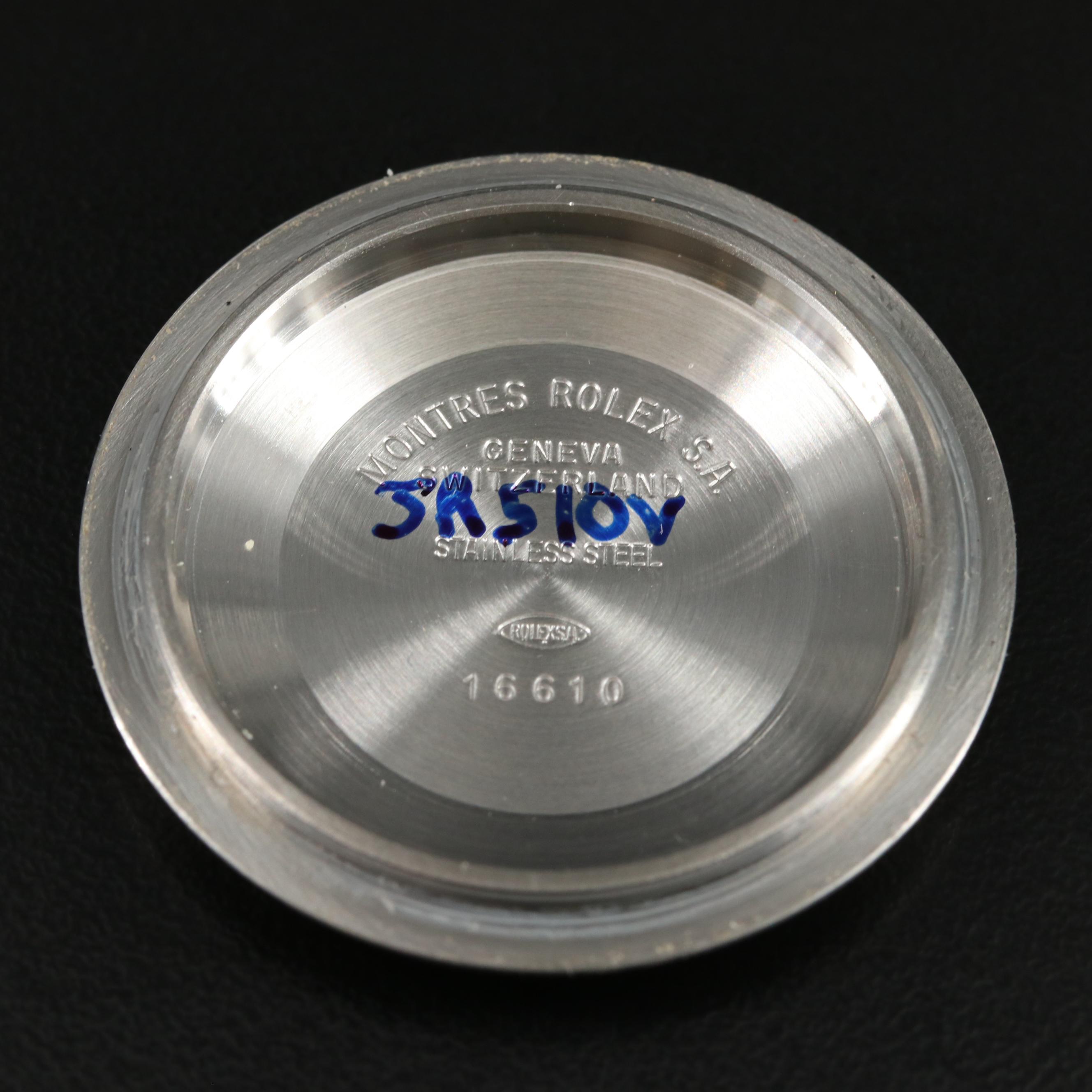 1990 Rolex Submariner Blue Dial Two-Tone Oyster Watch