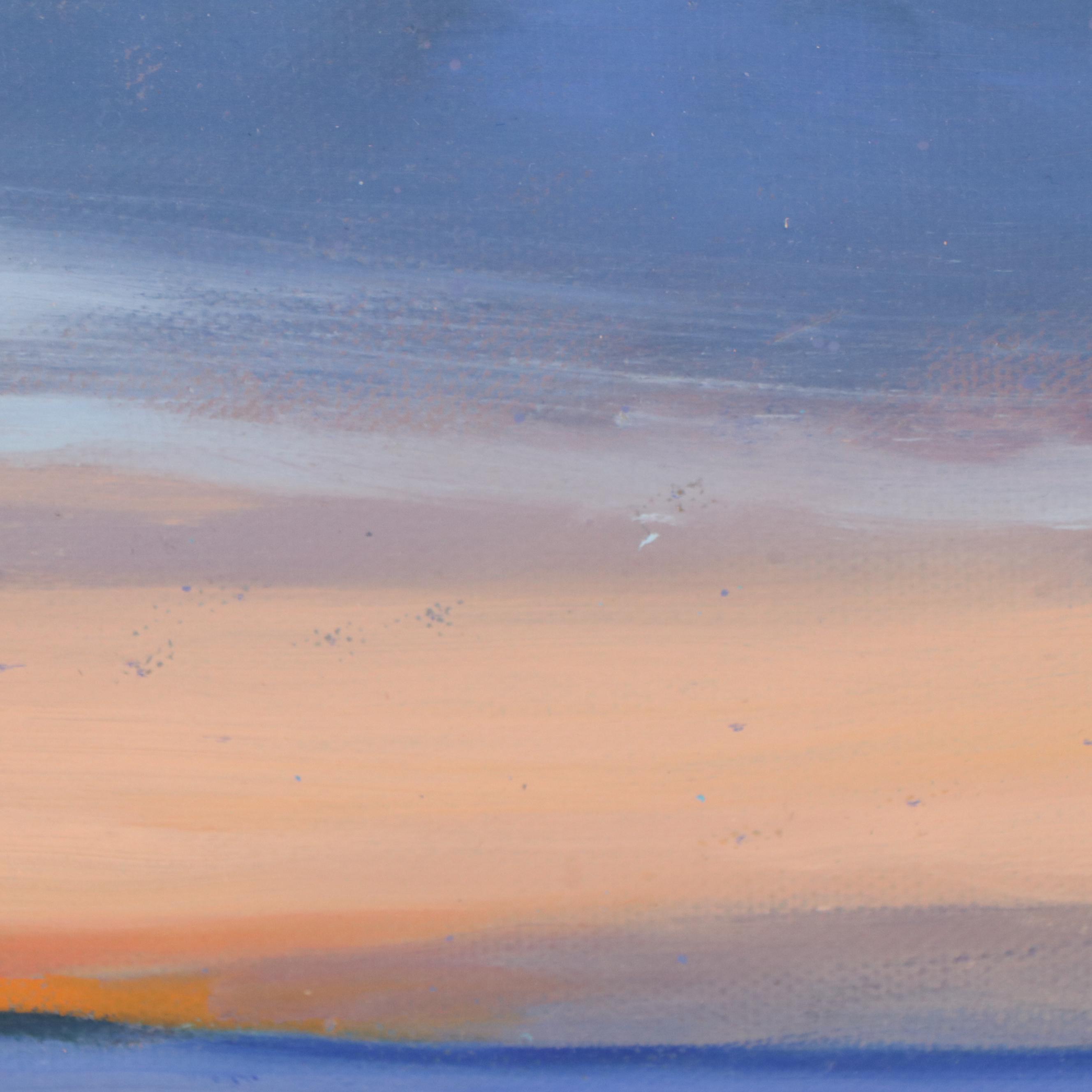 Coastal Sunset Landscape Acrylic Painting, 21st Century