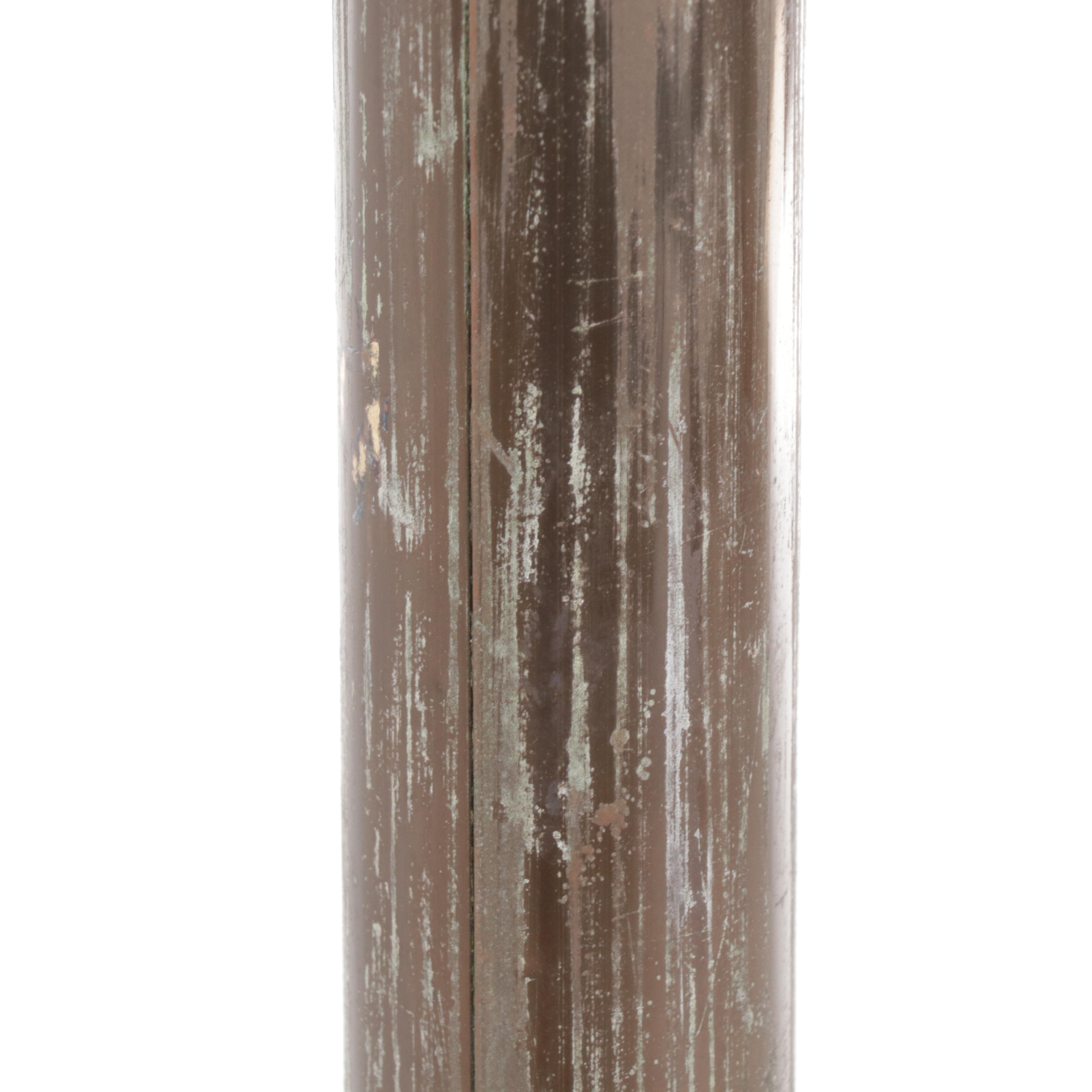 Victorian Style Metal Plated Coat Rack