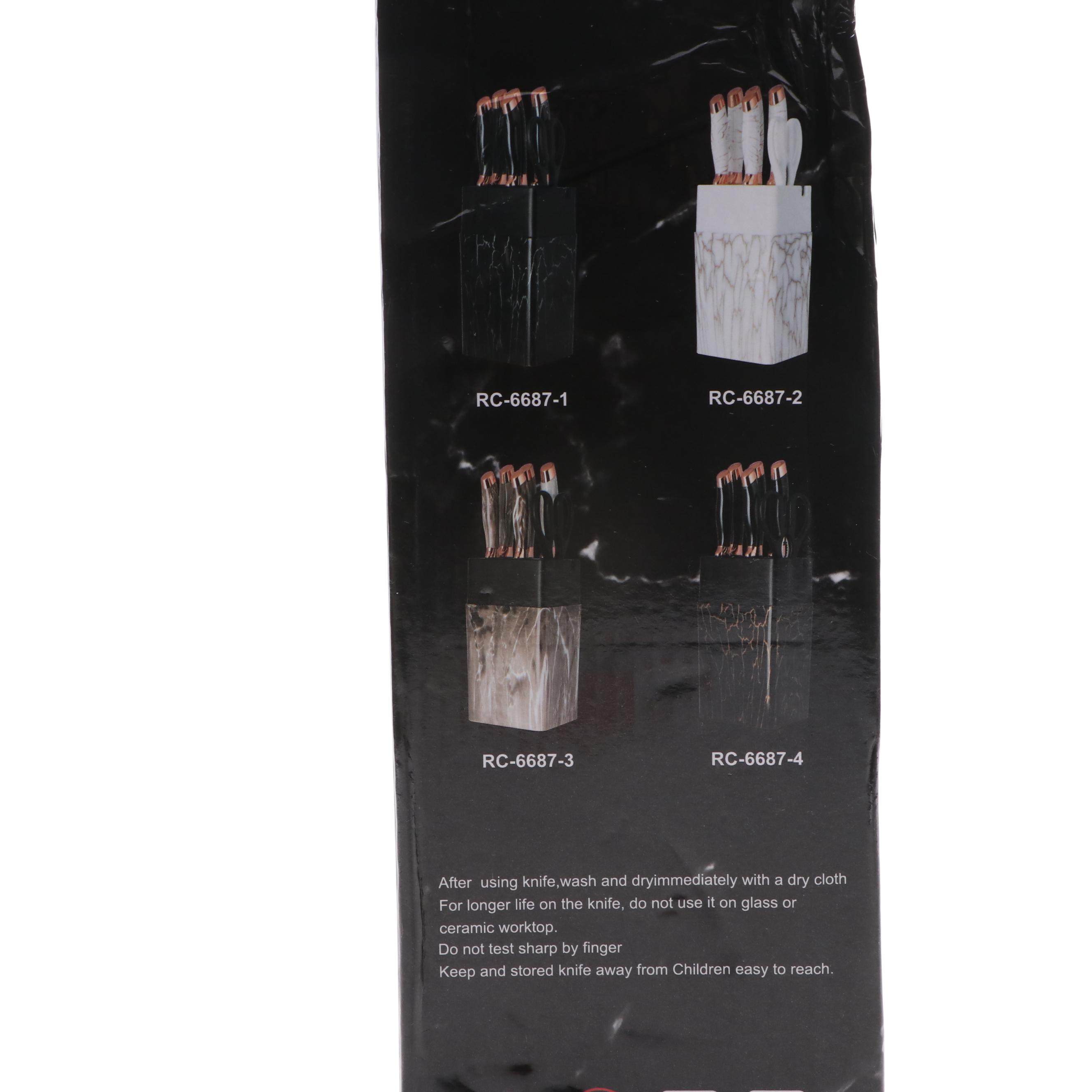 Evryealth Kitchen Knife Set with Cutlery Block