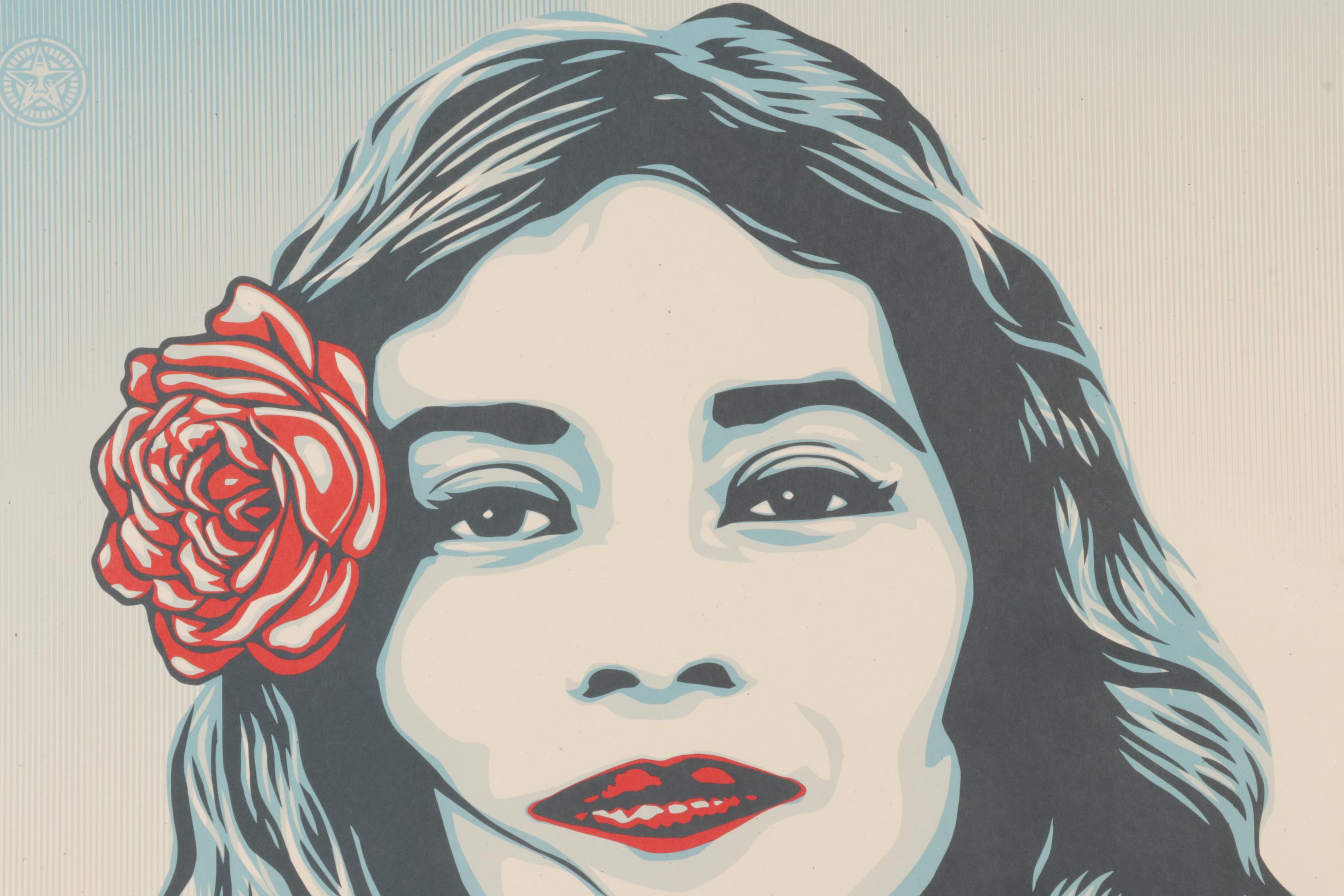 Shepard Fairey for Amplifier Offset Poster "We the People: Defend Dignity"