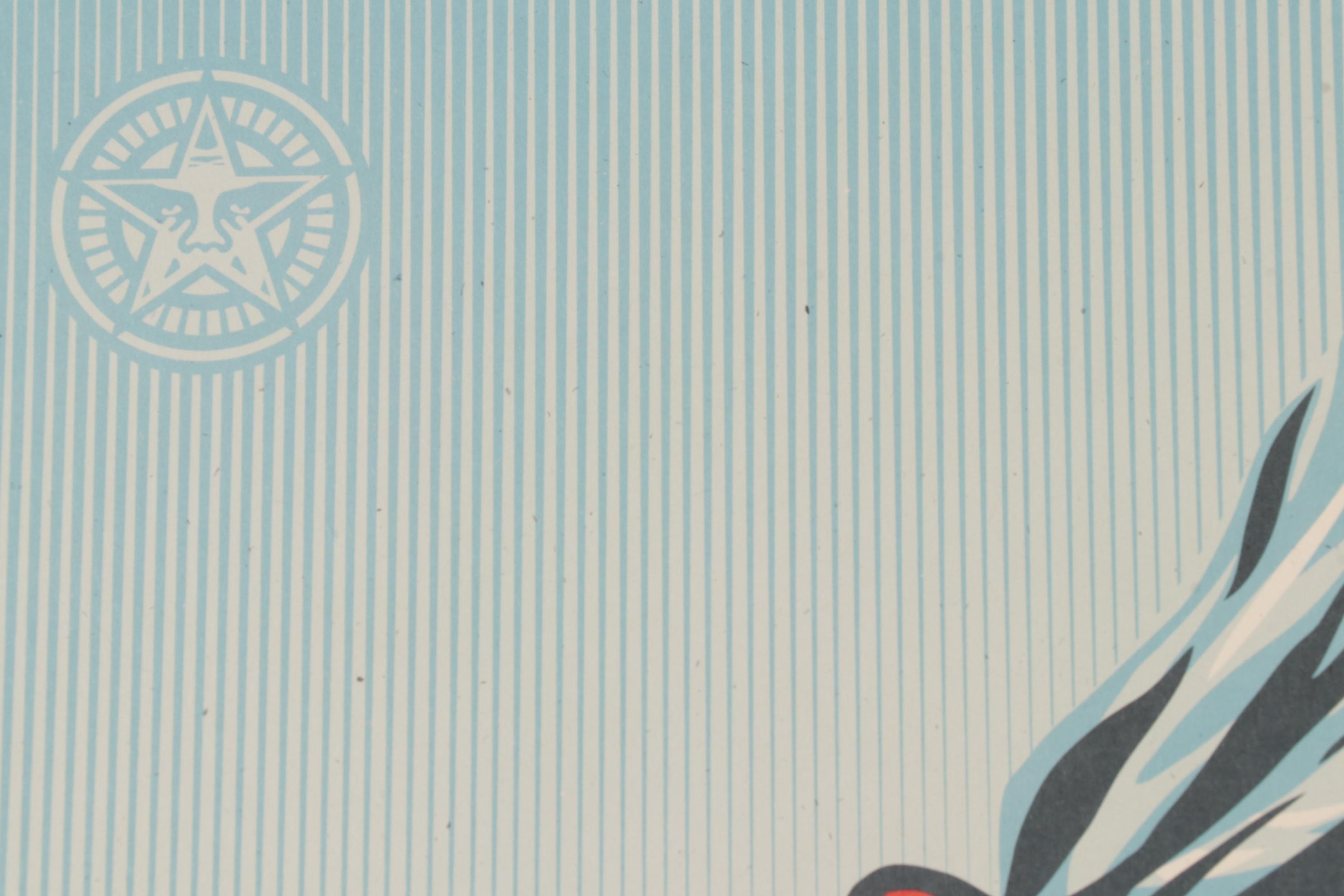 Shepard Fairey for Amplifier Offset Poster "We the People: Defend Dignity"