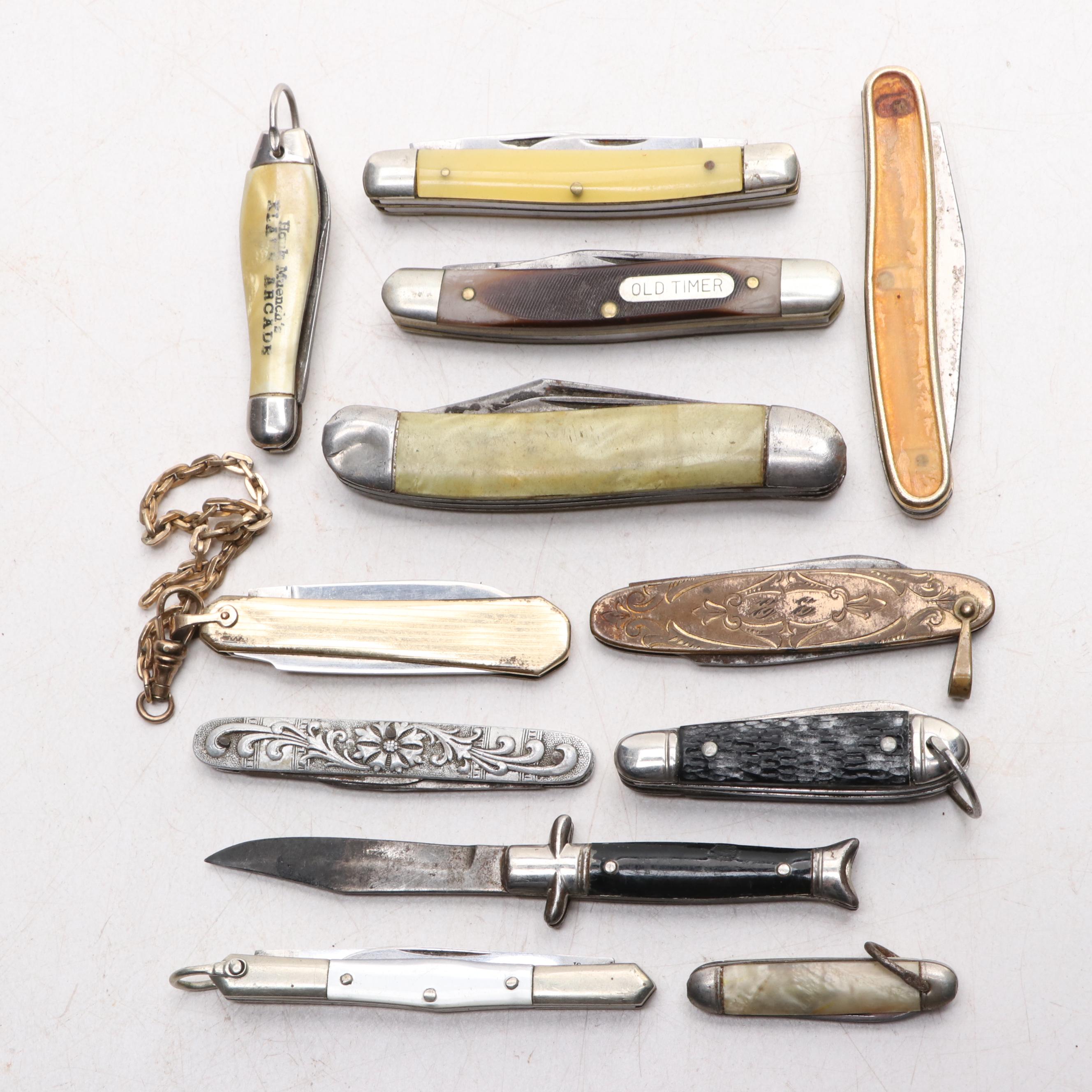 Old Timer "Minuteman", Wilson Cutlery, Colonial, and More Folding Knives