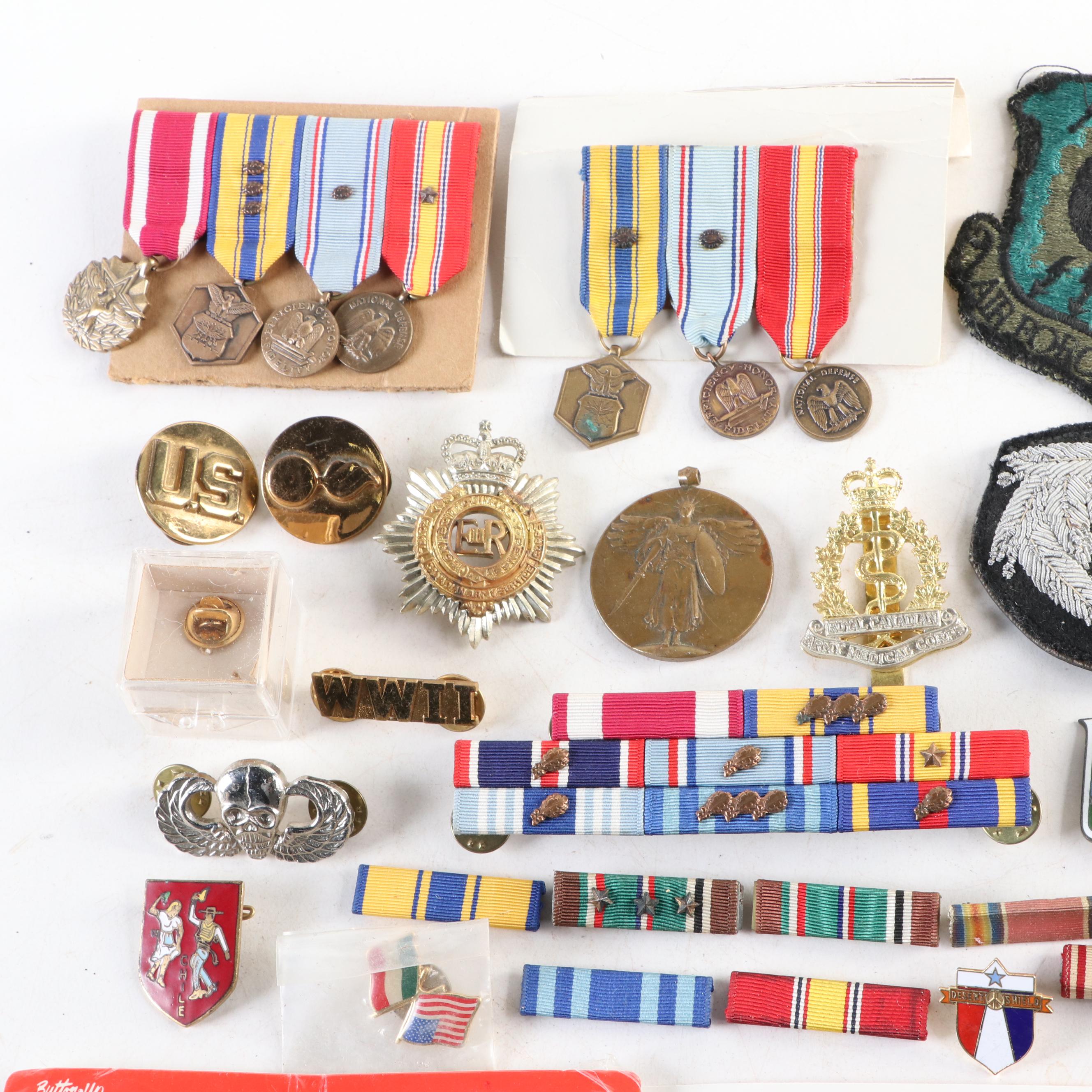 United States Air Force Patches, Pins, Medals, Ribbons, and Other Militaria