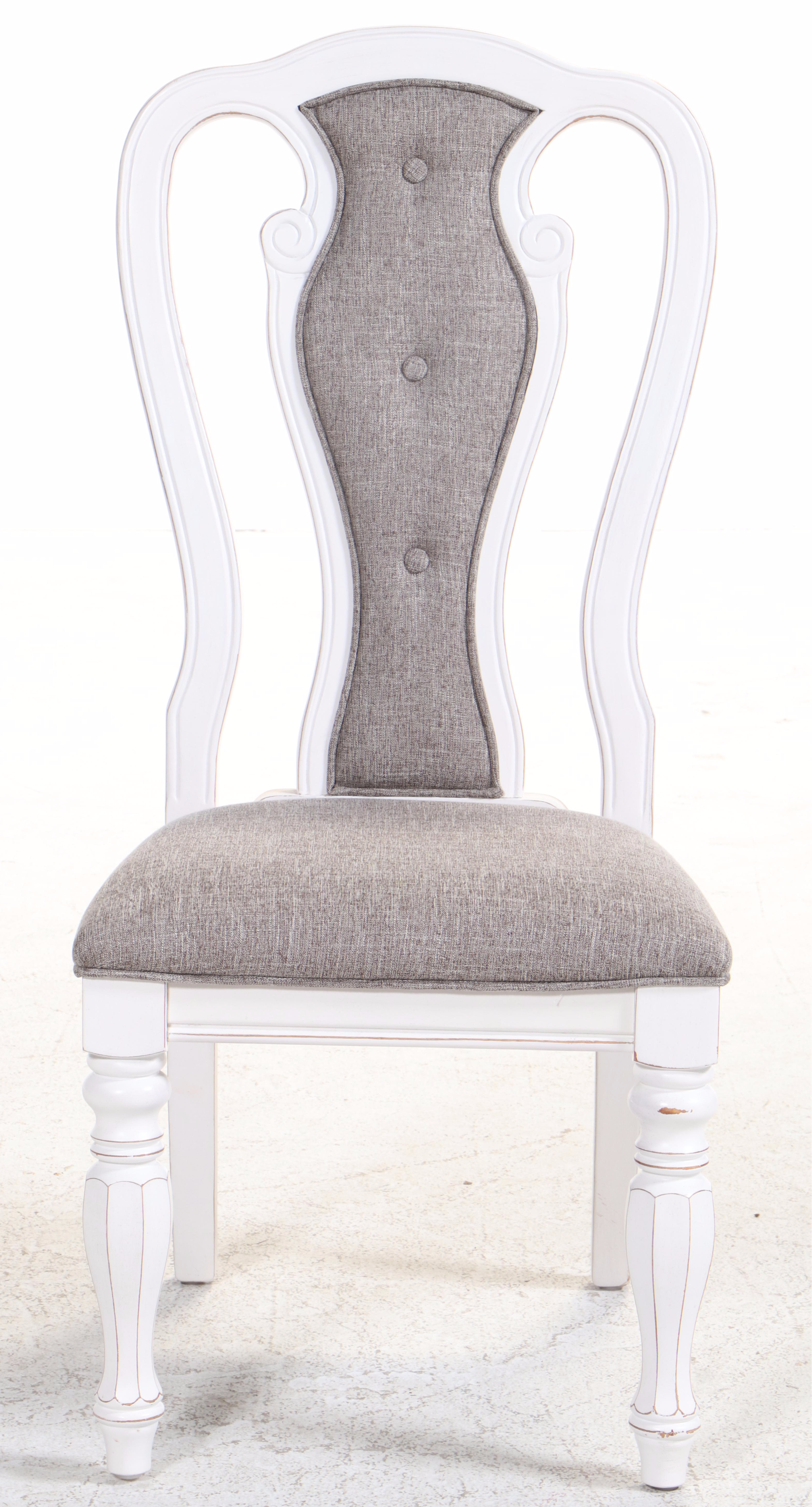 Five-Piece King Jade Furniture Co. Farmhouse Style White-Painted Dining Set